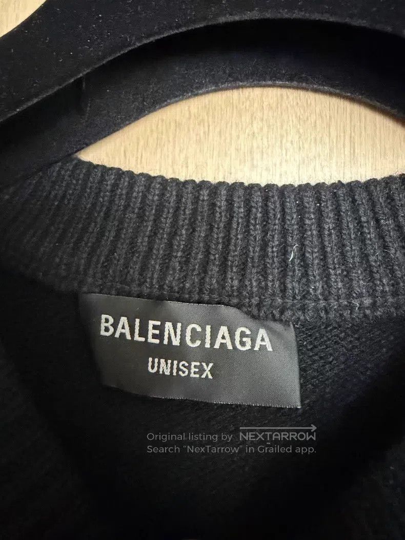 Balenciaga Balenciaga Double ring skiing embroidery cashmere knitted Size US L / EU 52-54 / 3 - 3 Thumbnail