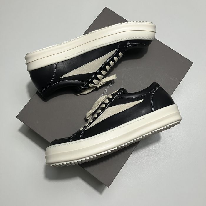 Rick Owens RICK OWENS SS24 LIDO Vintage Sneaks Calf Leather Velour Vans ...