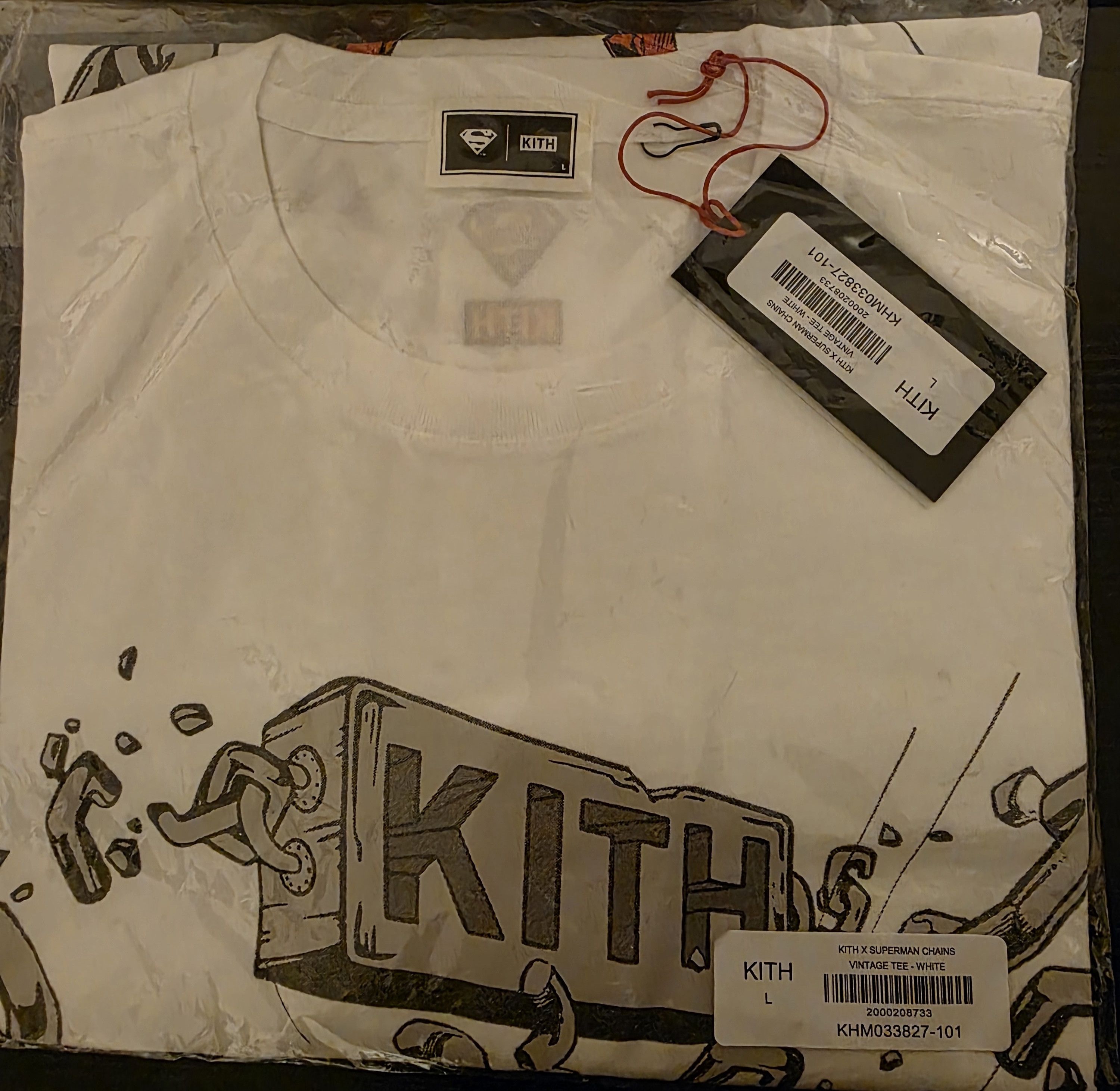 Kith Kith x Superman Chains Vintage Tee Size US L / EU 52-54 / 3 - 3 Thumbnail