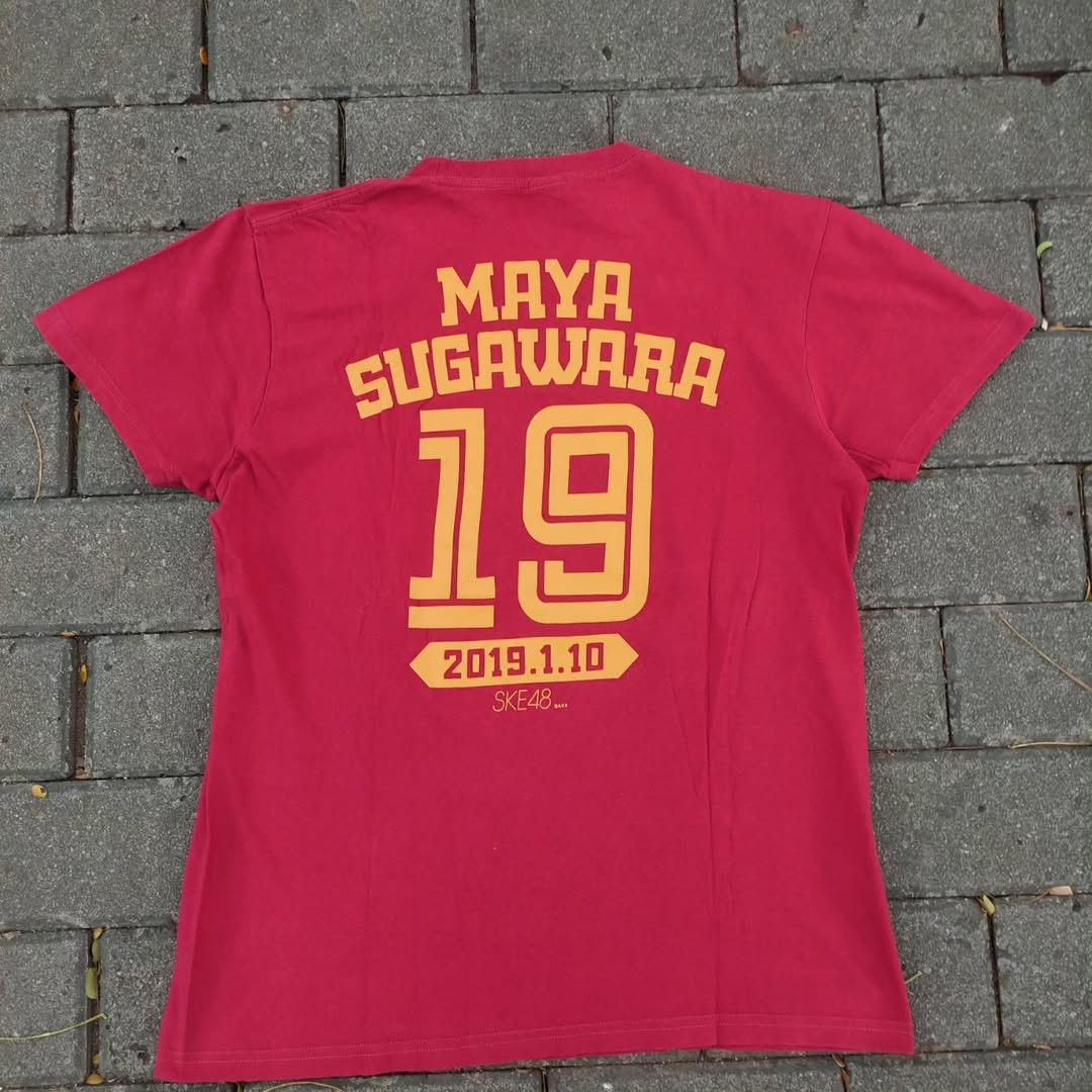 Band Tees SKE48 Maya Sugawara 19th Birthday 2019 Idol Tee Size US L / EU 52-54 / 3 - 2 Thumbnail
