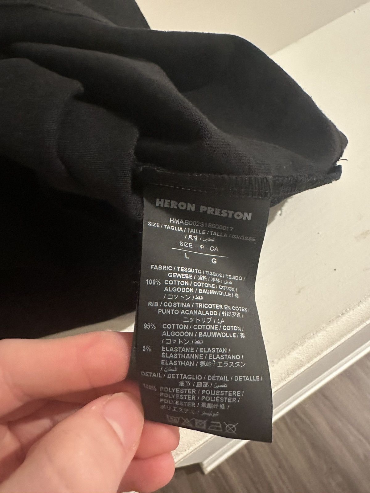 Heron Preston Heron Preston black 24 hour psycho longsleeve Size US L / EU 52-54 / 3 - 11 Thumbnail