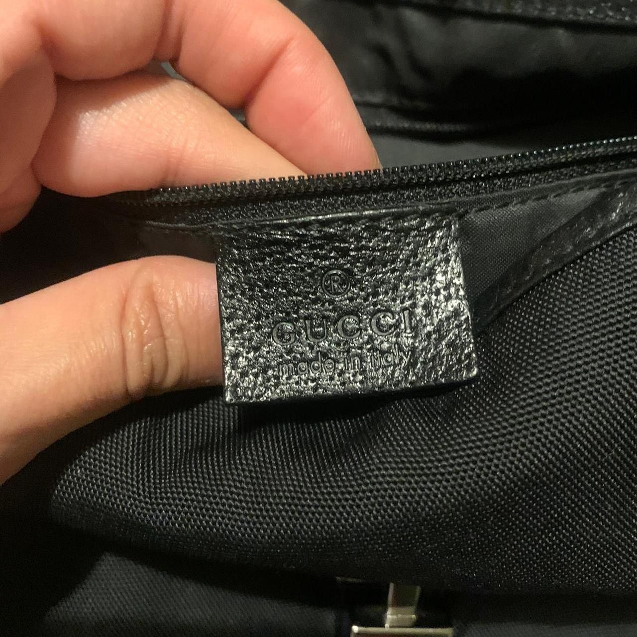 Gucci Vintage Gucci Black Nylon and Leather Jackie Size ONE SIZE - 5 Thumbnail