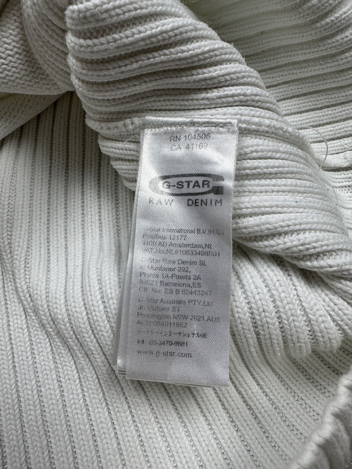 G-Star × Vintage Vintage Sweater G-Star Raw Demim Size US XL / EU 56 / 4 - 8 Thumbnail