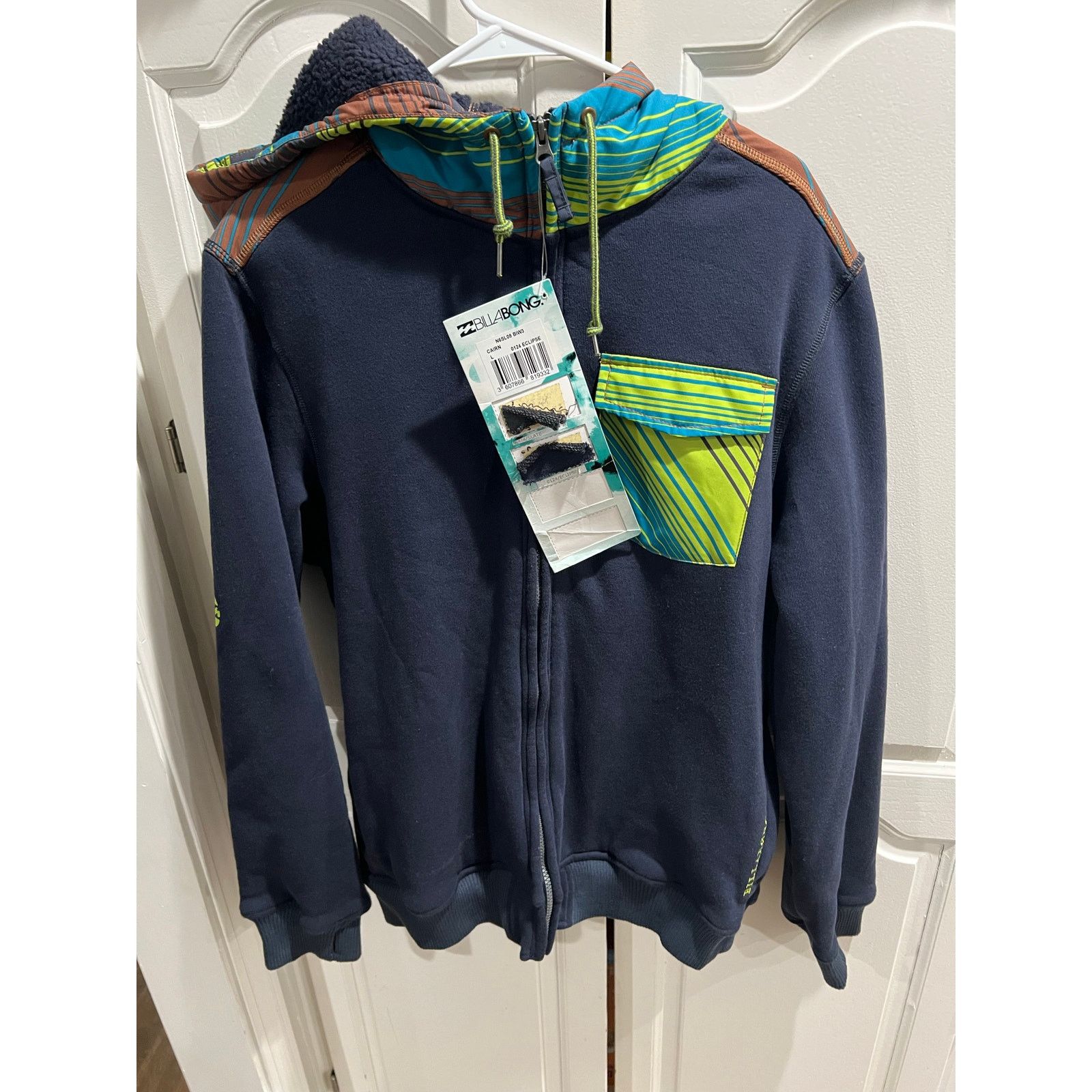 Billabong Billabong Cairn Sherpa Hoodie Jacket Men’s L Full Zip Size US L / EU 52-54 / 3 - 6 Thumbnail