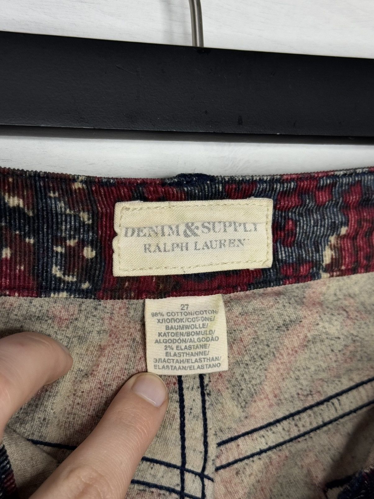 Denim & Supply Ralph Lauren Denim & Supply Ralph Lauren Corduroy Pants Navajo Aztec Y2K Size 27" / US 4 / IT 40 - 5 Thumbnail