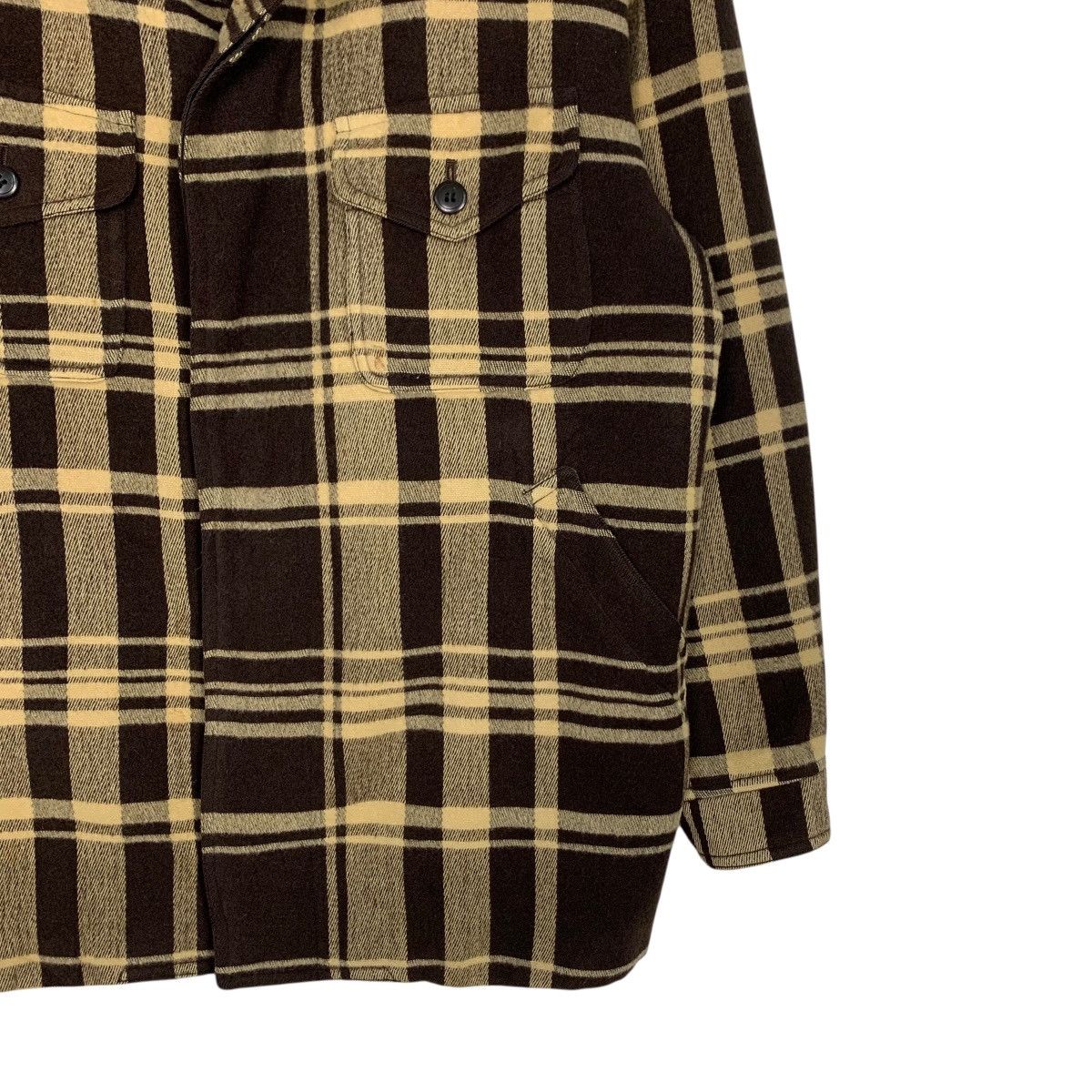 Japanese Brand Vintage PASHU SHIN HOSOKAWA Checked Flannel Jacket 2918-C132 Size US M / EU 48-50 / 2 - 4 Thumbnail