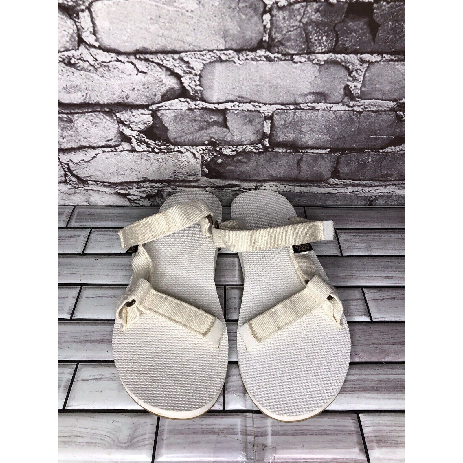 Teva Teva Universal White Textile Foam Slide Sandals Women Sz 10 Size US 10 / IT 40 - 2 Thumbnail