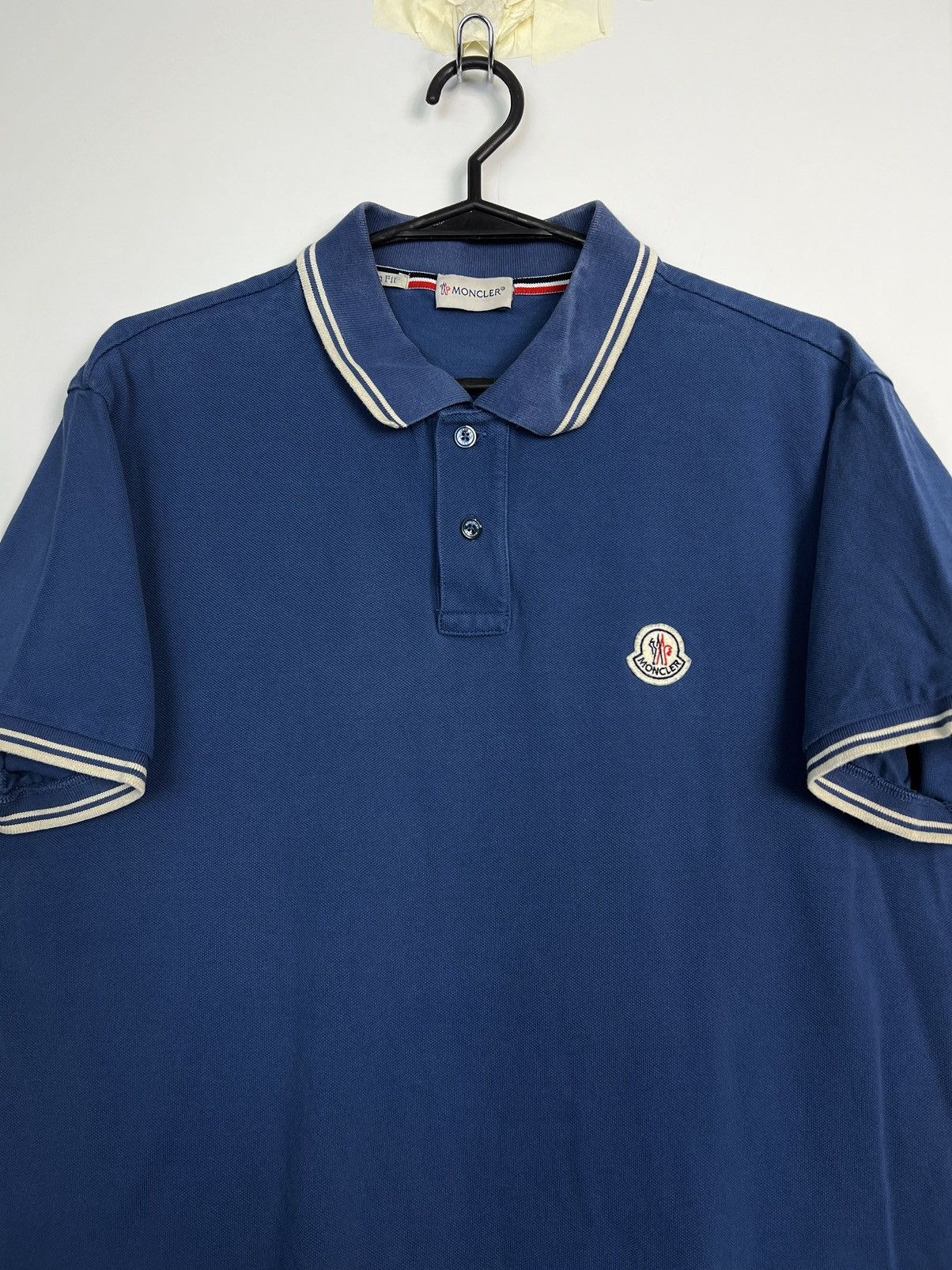 Moncler Polo Shirt Moncler Logo Size US L / EU 52-54 / 3 - 3 Thumbnail