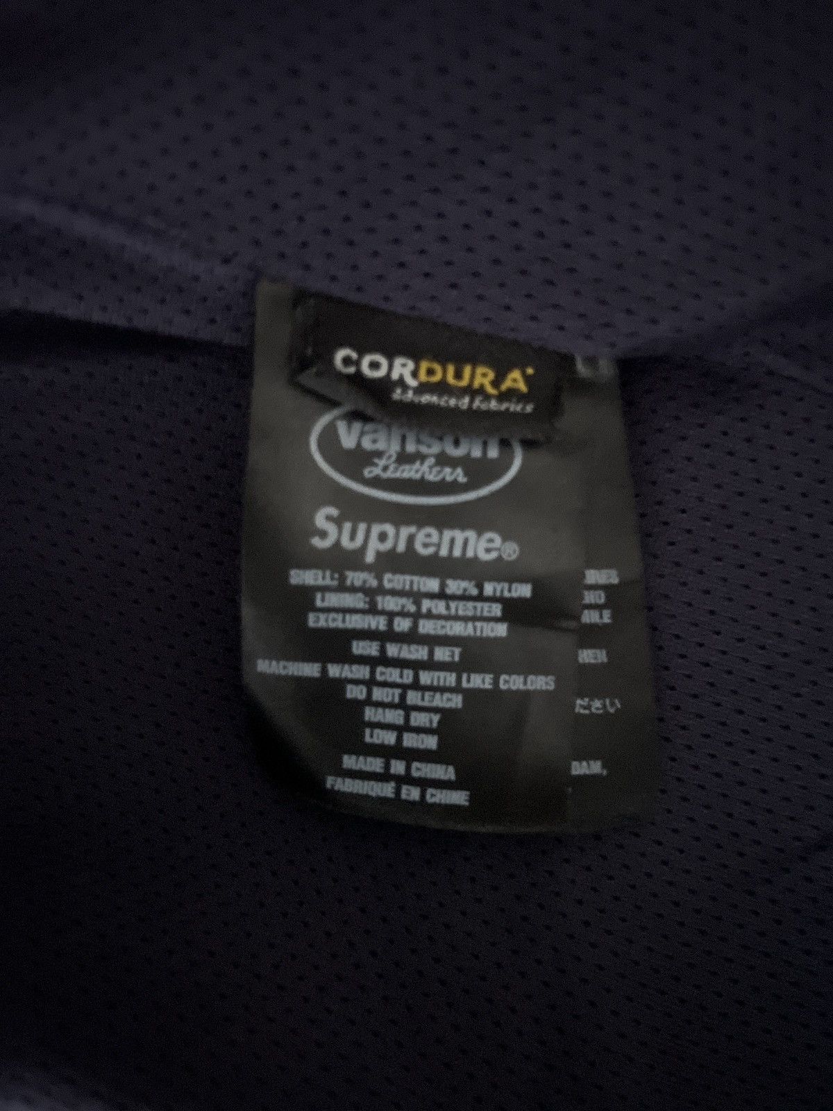 Supreme Supreme Vanson Leathers Cordura Cotton Jacket Size US L / EU 52-54 / 3 - 6 Thumbnail