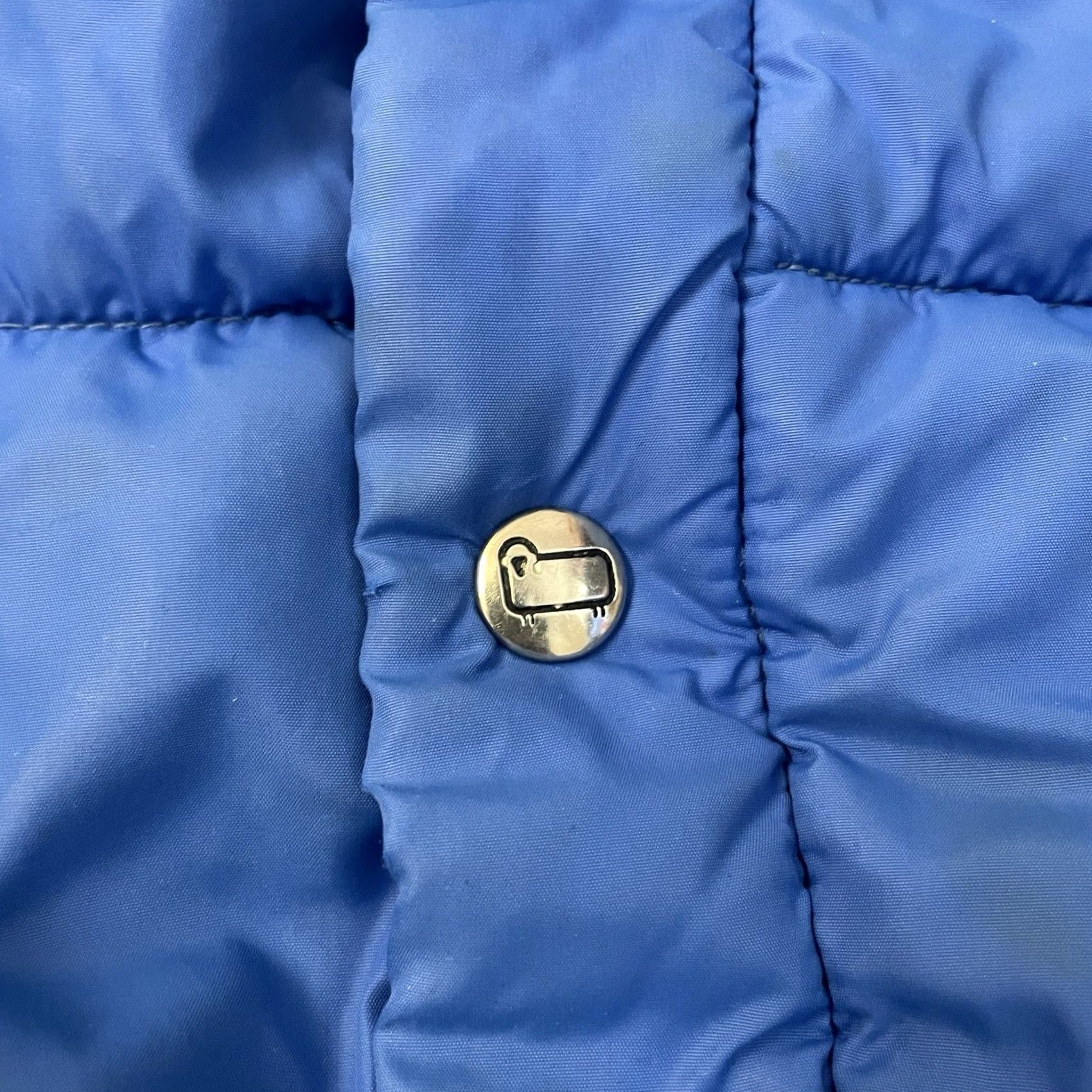 Vintage VINTAGE Woolrich Jacket Adult Large Blue Snap Button Pockets Quilted 60s Mens Size US L / EU 52-54 / 3 - 6 Thumbnail