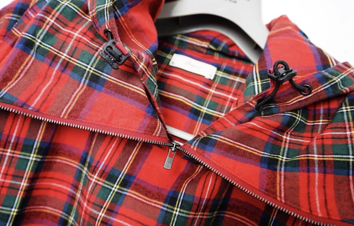 Iroquois Japan Iroquois Plaid Drawstring Sweatshirt Size US XS / EU 42 / 0 - 5 Thumbnail