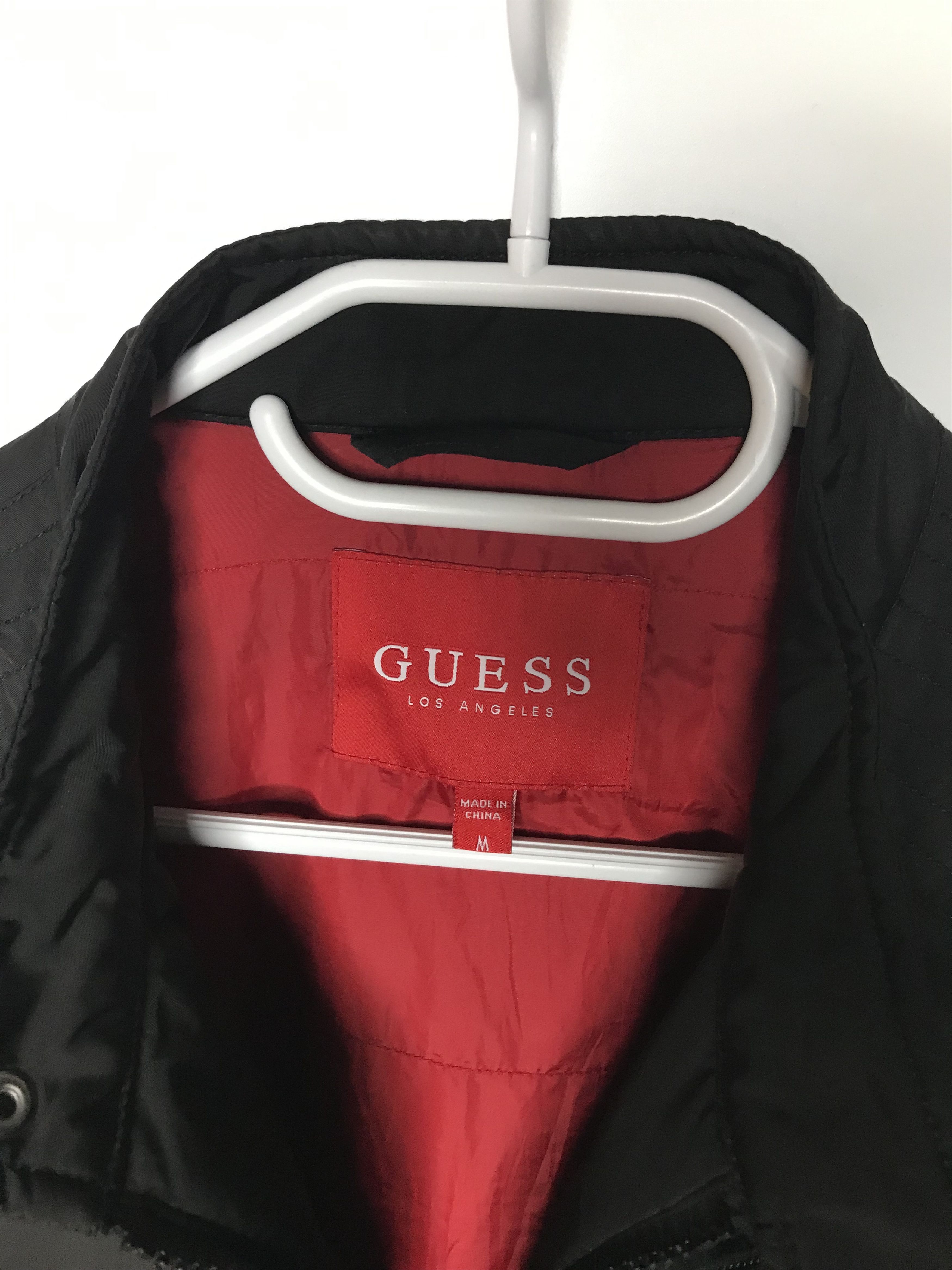Guess Guess Mens Zip Jacket Sz M Black Size US M / EU 48-50 / 2 - 4 Thumbnail