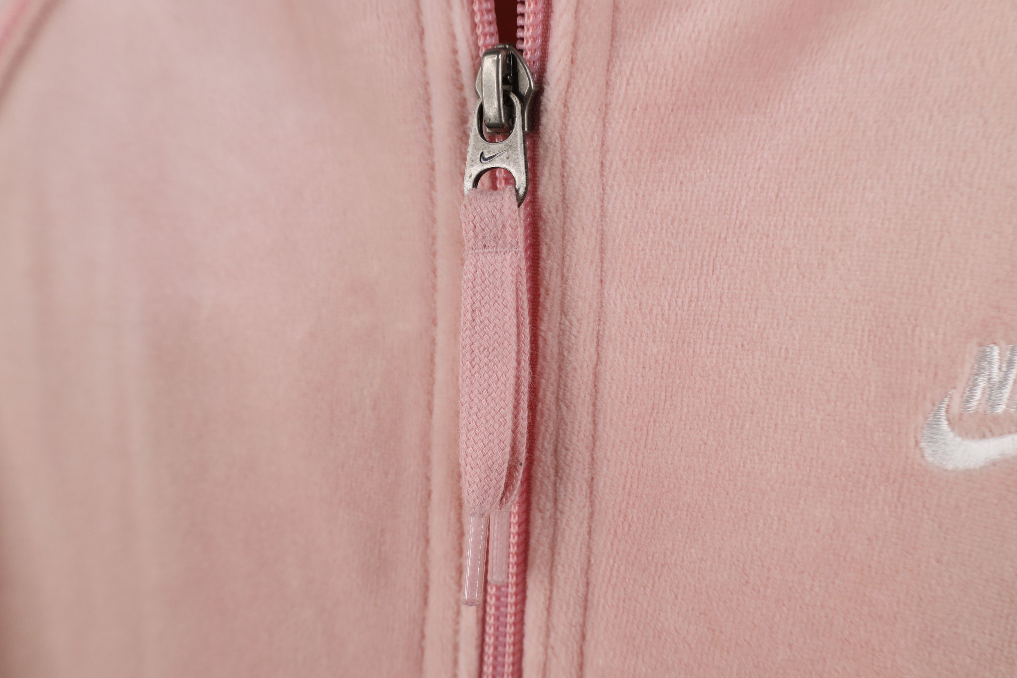 Nike Vintage Y2K Nike Plush Velour Full Zip Track Jacket Pink Size L / US 10 / IT 46 - 13 Thumbnail