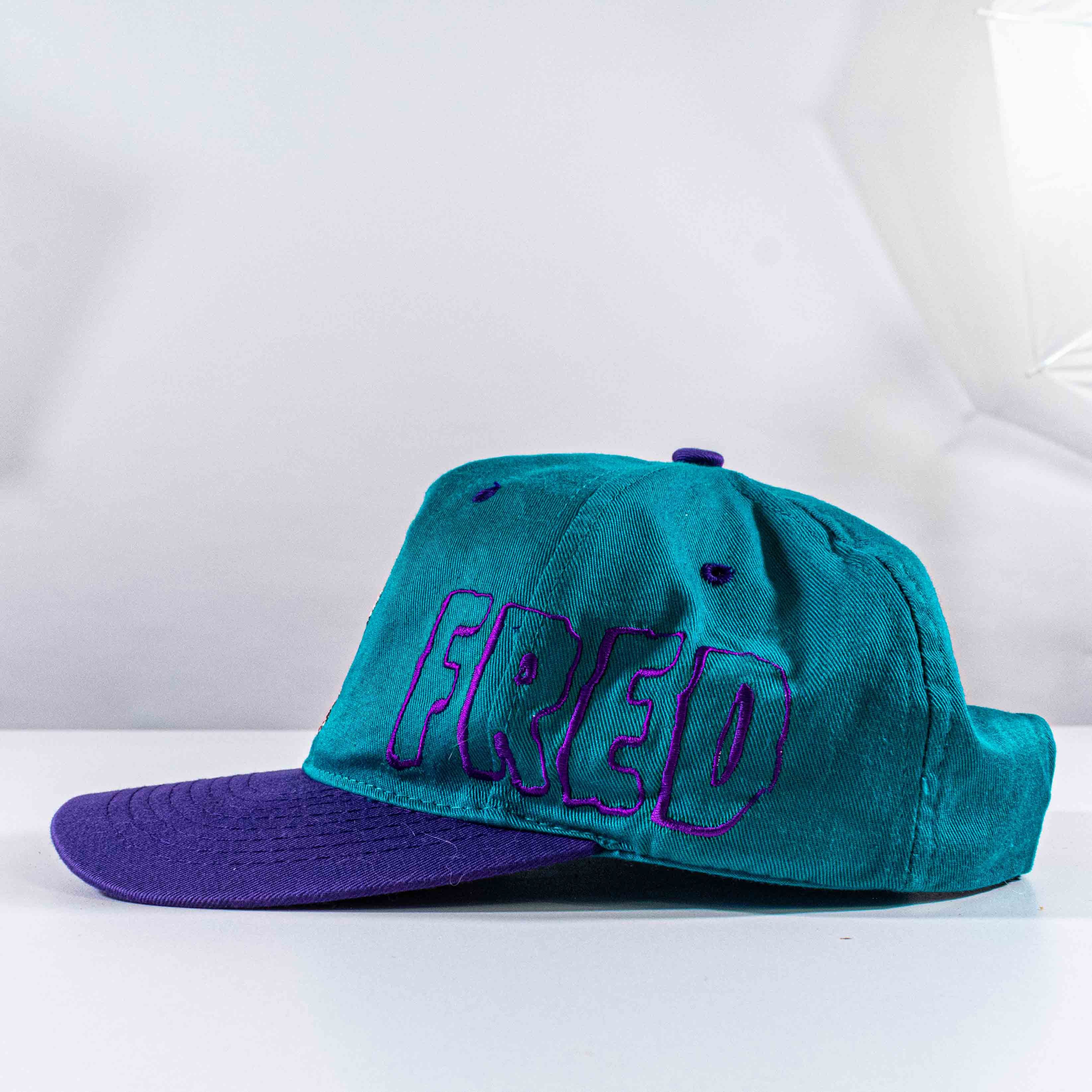 Vintage 90s Fred Flintstone Blockhead Hat Snapback Hanna Barbera Size ONE SIZE - 3 Thumbnail
