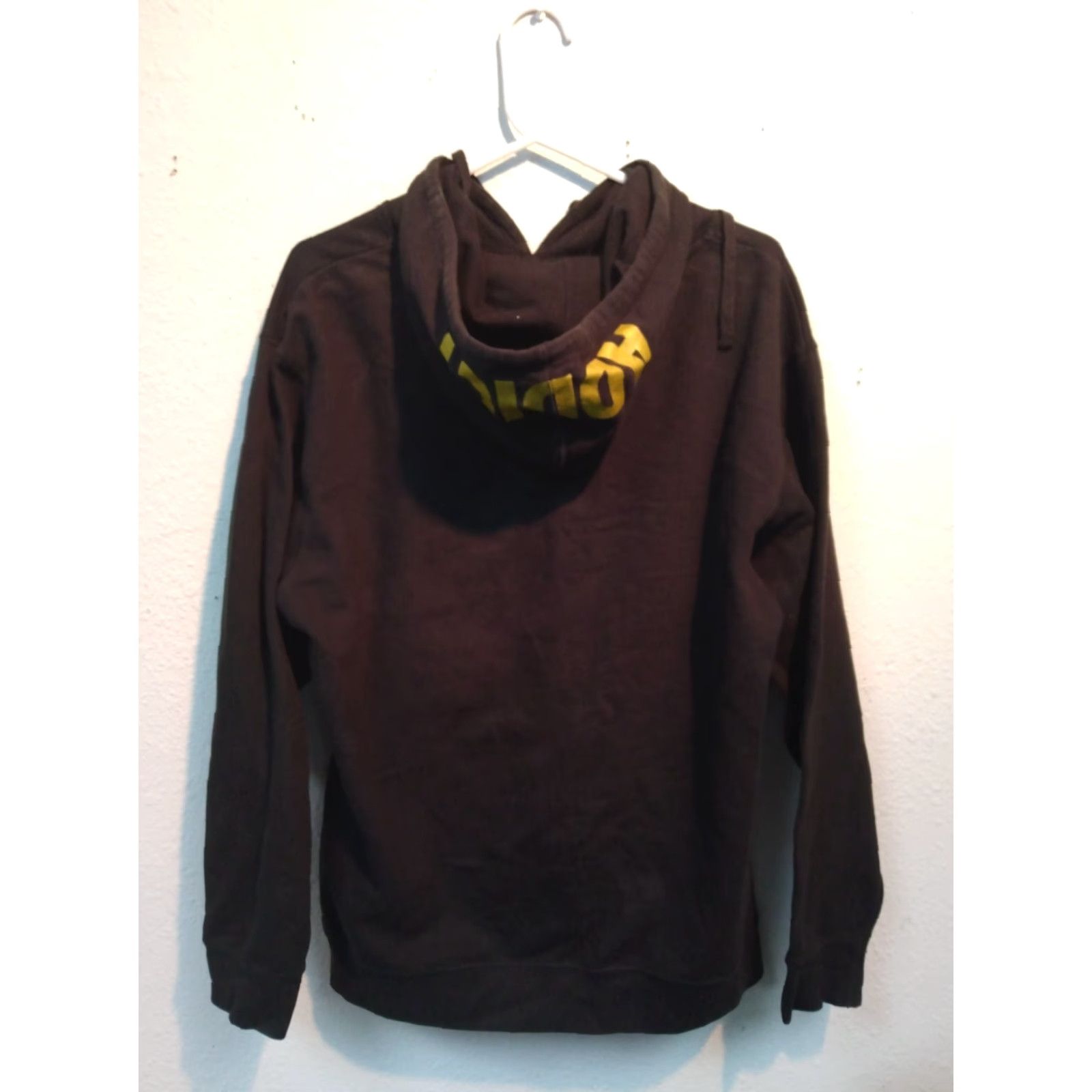 Brandblack Ink Addict Black Hoodie Medium 38" Chest Womens Tattoo Graphic Print Pullover Knit 100% Cotton Activewear Size XS / US 0-2 / IT 36-38 - 4 Thumbnail