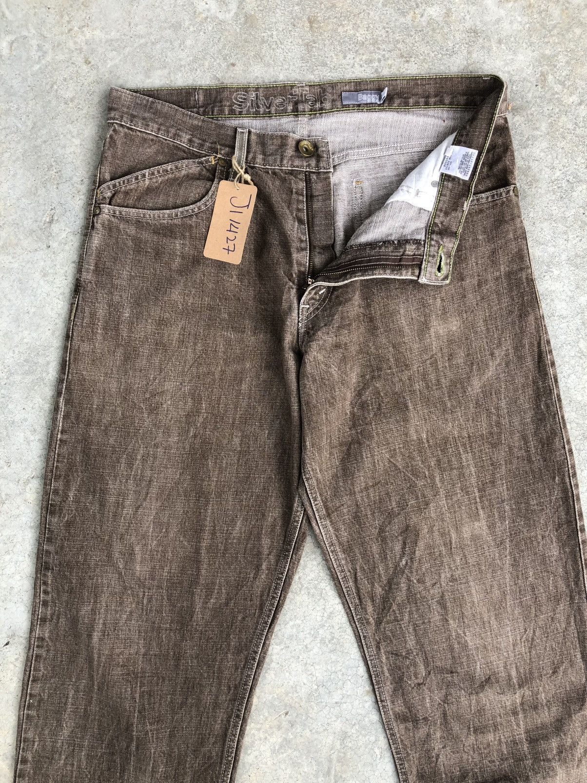 Levi's Baggy Levi’s Silvertab Distressed Jeans Size US 35 - 3 Thumbnail