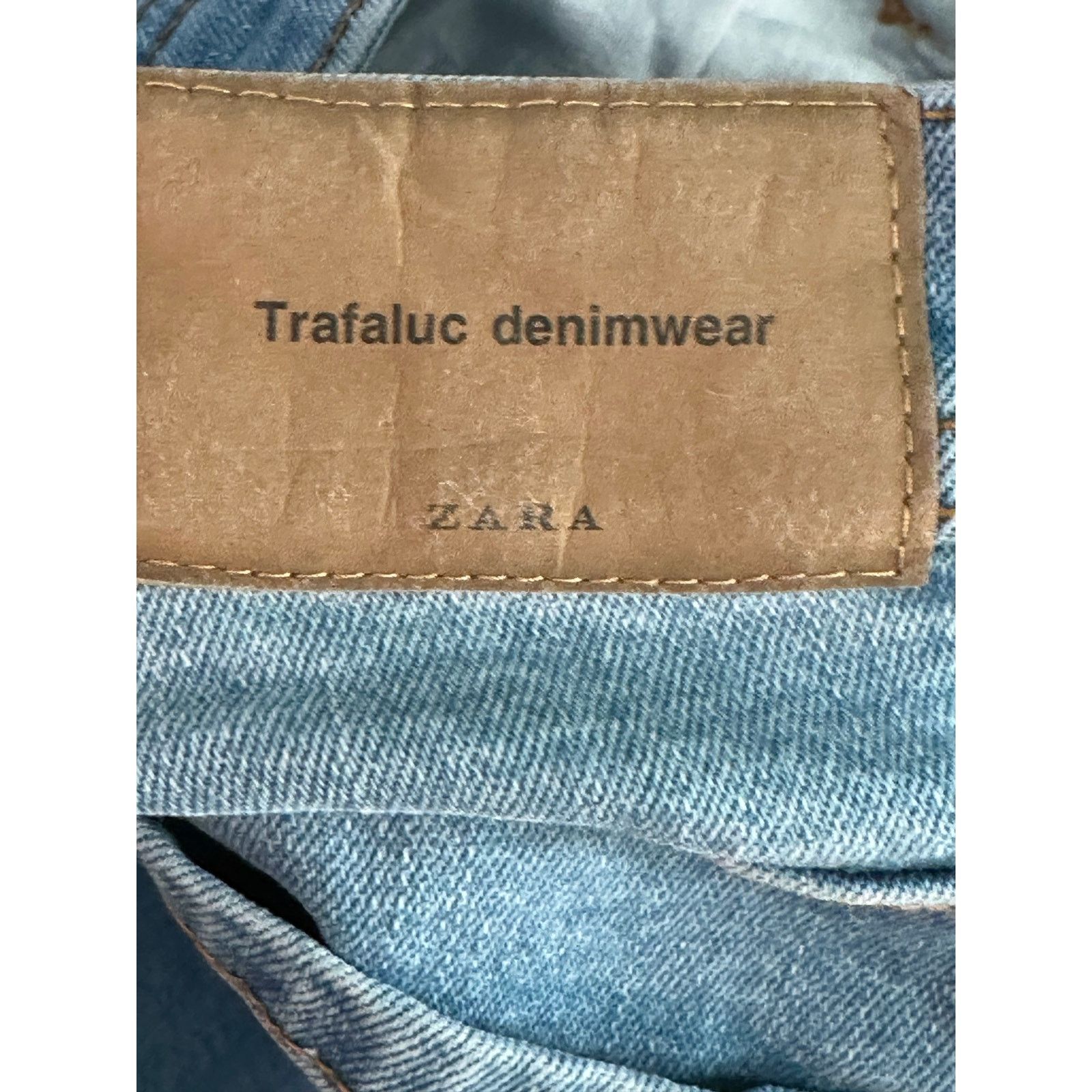 Zara Zara Blue Frayed Hem Jeans size 2 Size 26" / US 2 / IT 38 - 3 Thumbnail