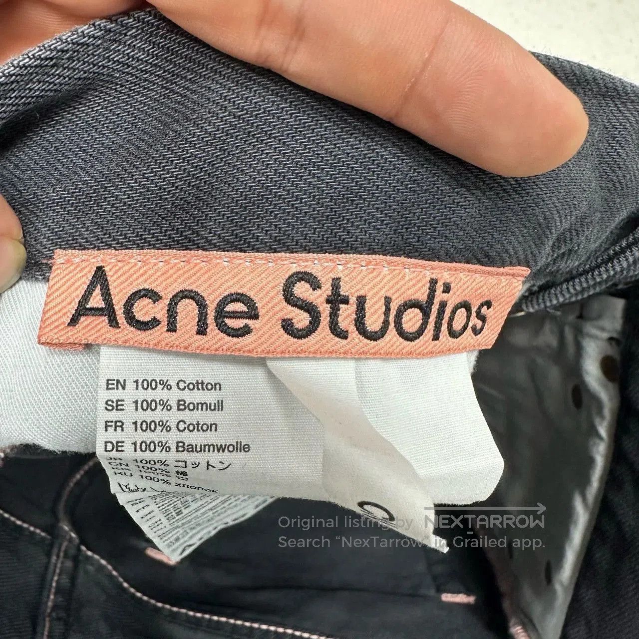 Acne Studios Acne Studios Cleanfit Grey Flare Jeans 1992M. Size US 28 / EU 44 - 8 Thumbnail