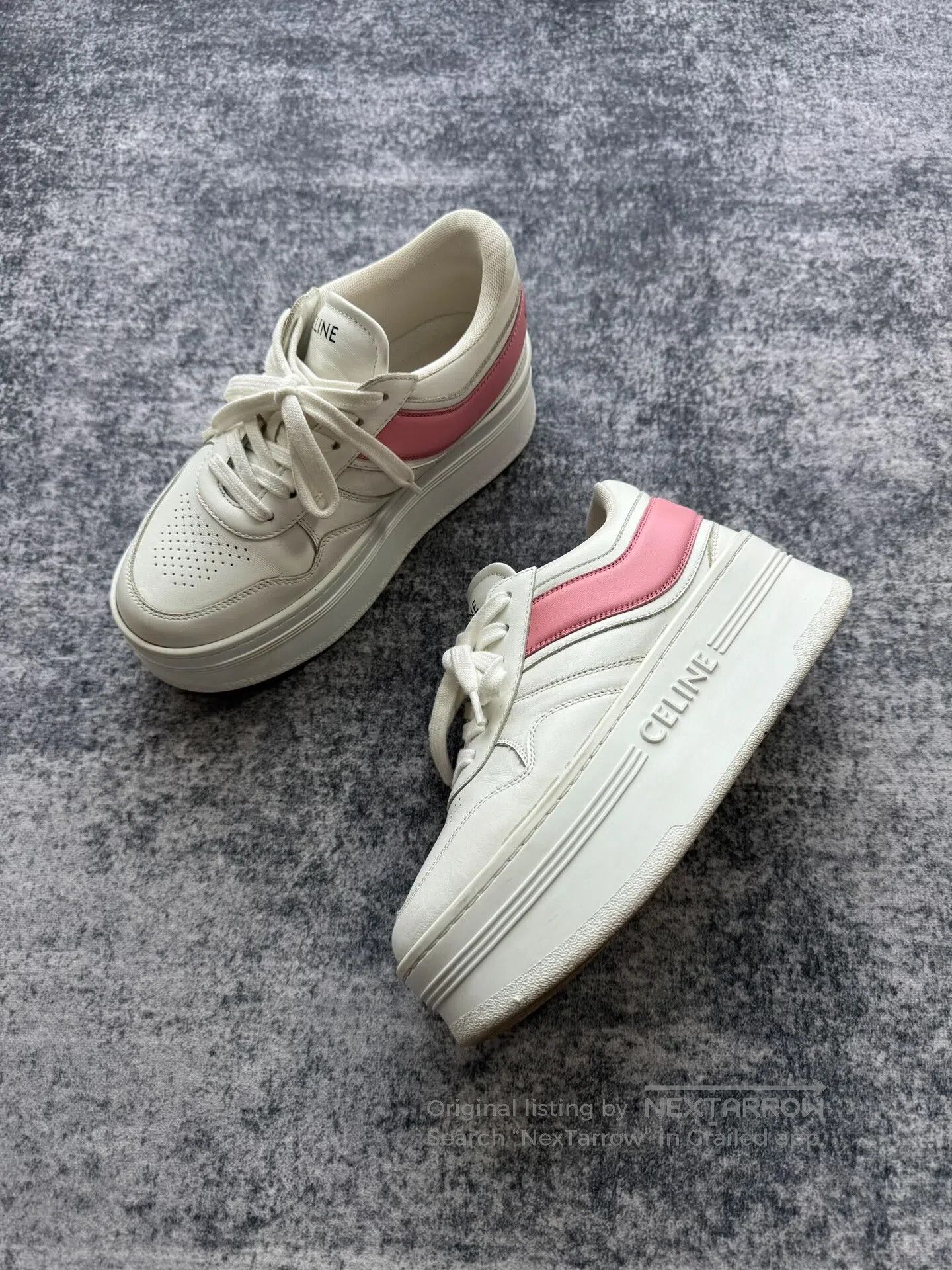 Celine CELINE Pink Platform Shoes| Size US 5.5 / IT 35.5 - 1 Thumbnail