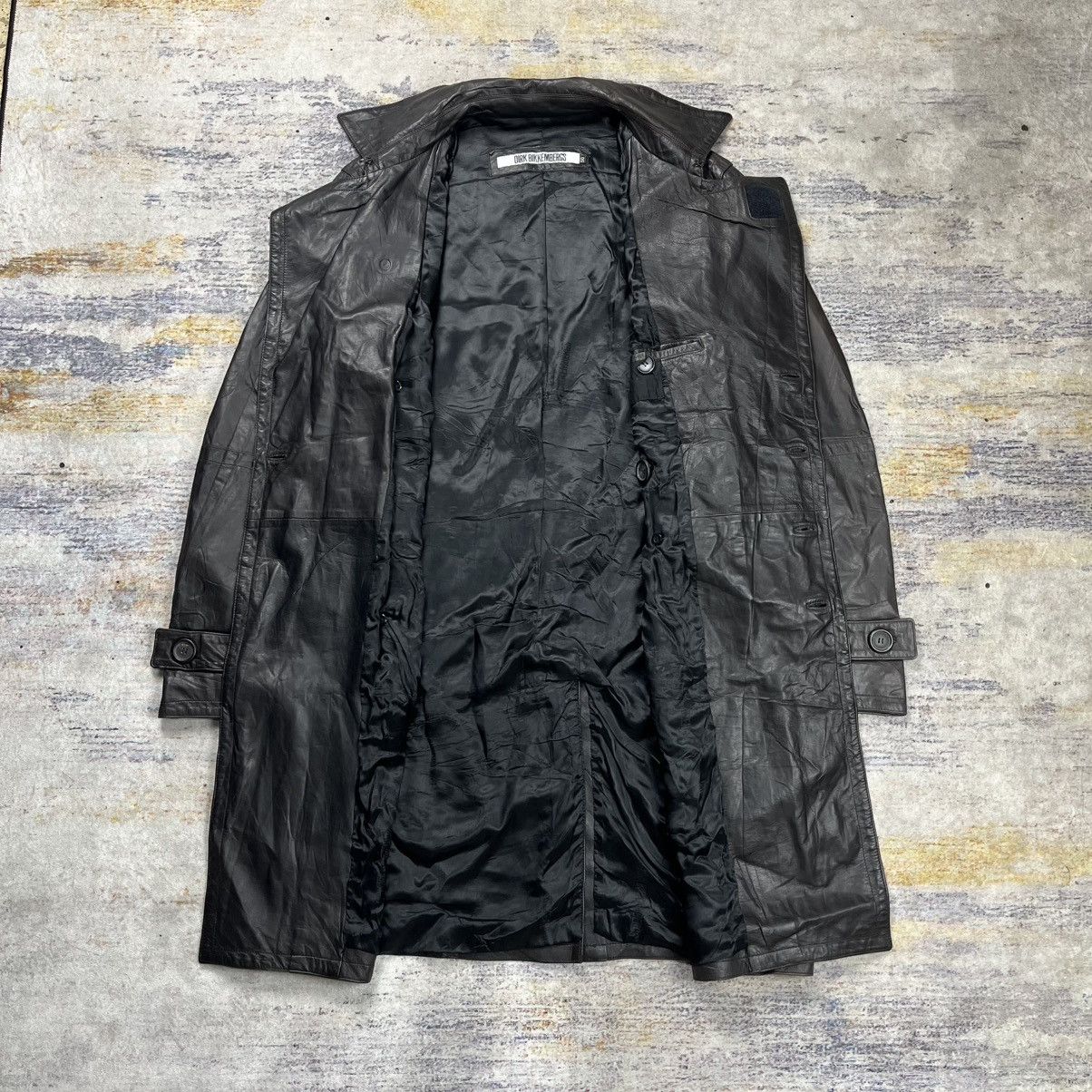 Dirk Bikkembergs Vintage Dirk Bikkembergs leather long coat Size US L / EU 52-54 / 3 - 9 Thumbnail