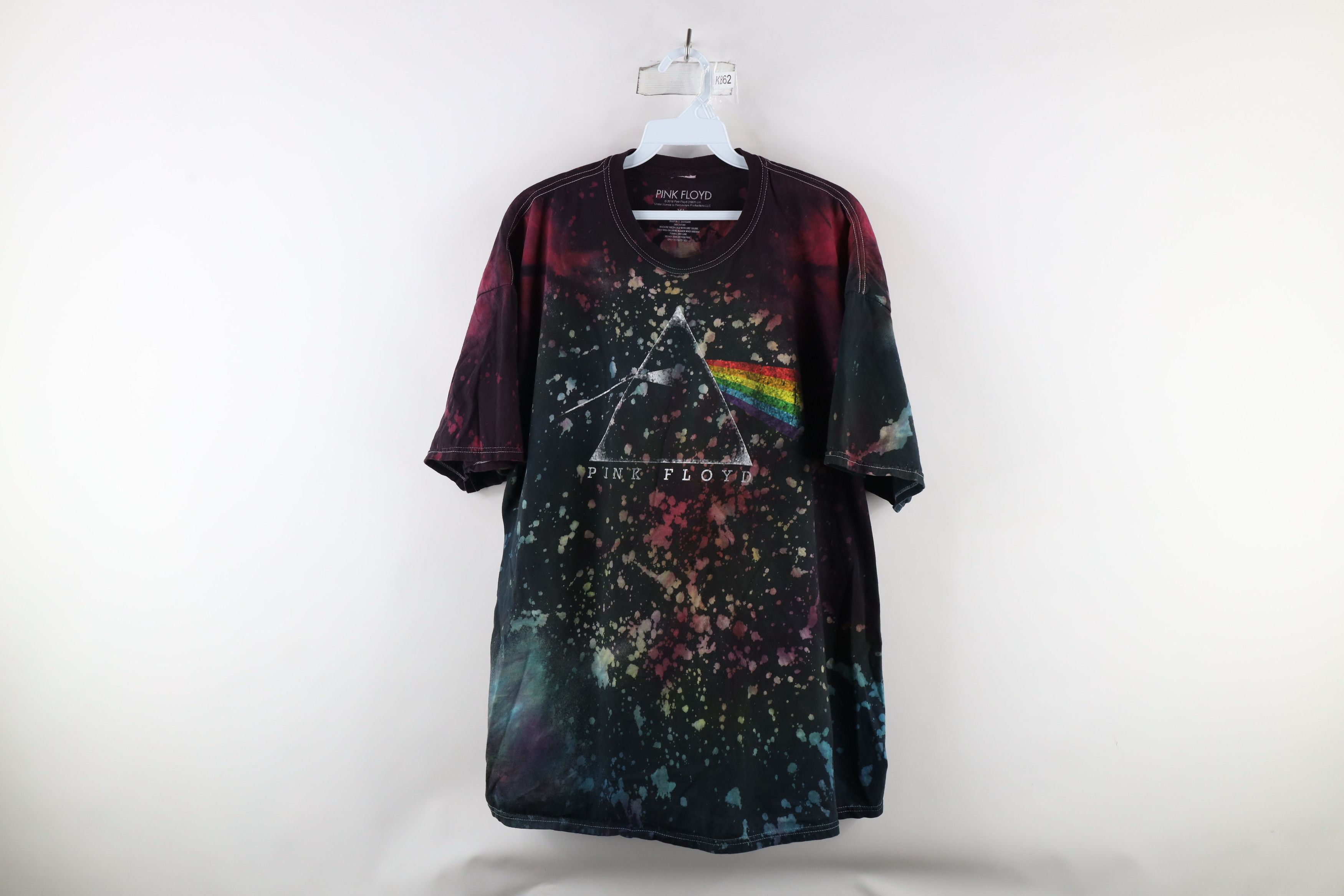 Vintage Retro Pink Floyd Rainbow Dark Side of the Moon Band T-Shirt Size US XL / EU 56 / 4 - 1 Thumbnail