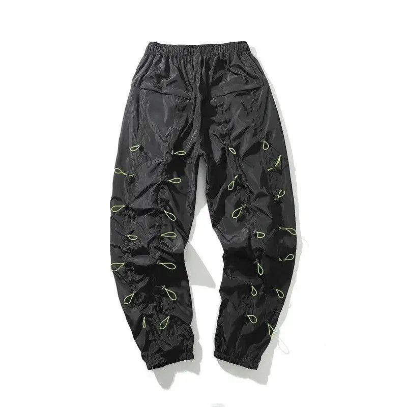 Japanese Brand Bungee Cord Black Pants Sweatpants Joggers Size US 32 / EU 48 - 4 Thumbnail