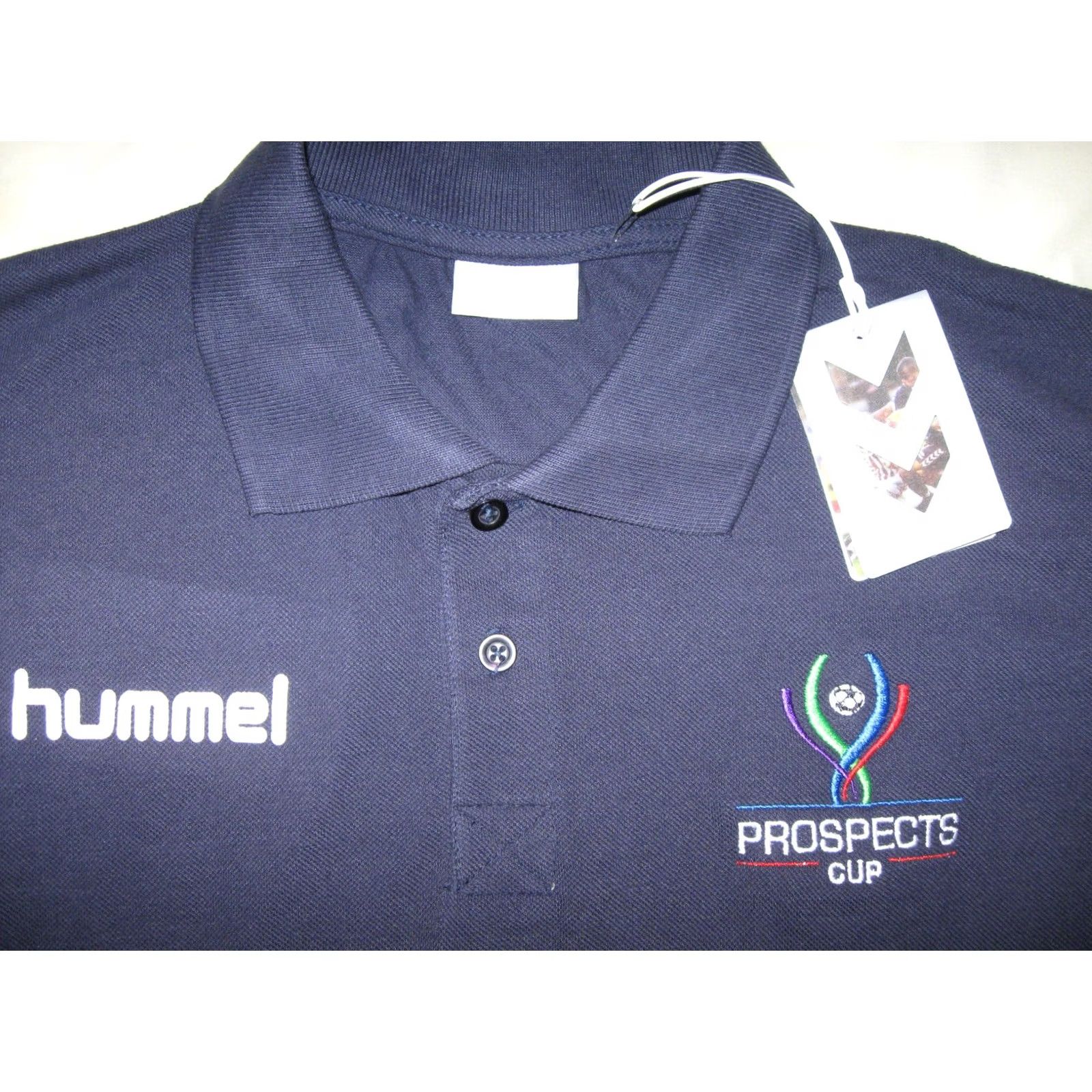 Hummel Hummel Polo Shirt Men Small Short Sleeve Blue W/Tags Prospects Cup Soccer Shirt Size US S / EU 44-46 / 1 - 3 Thumbnail