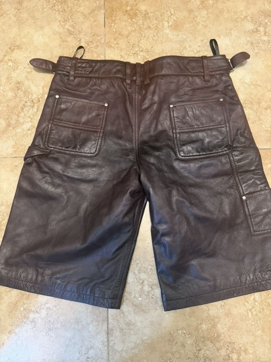 Other Leather Utility Bermuda Shorts with Side Adjusters Size US 34 / EU 50 - 7 Thumbnail
