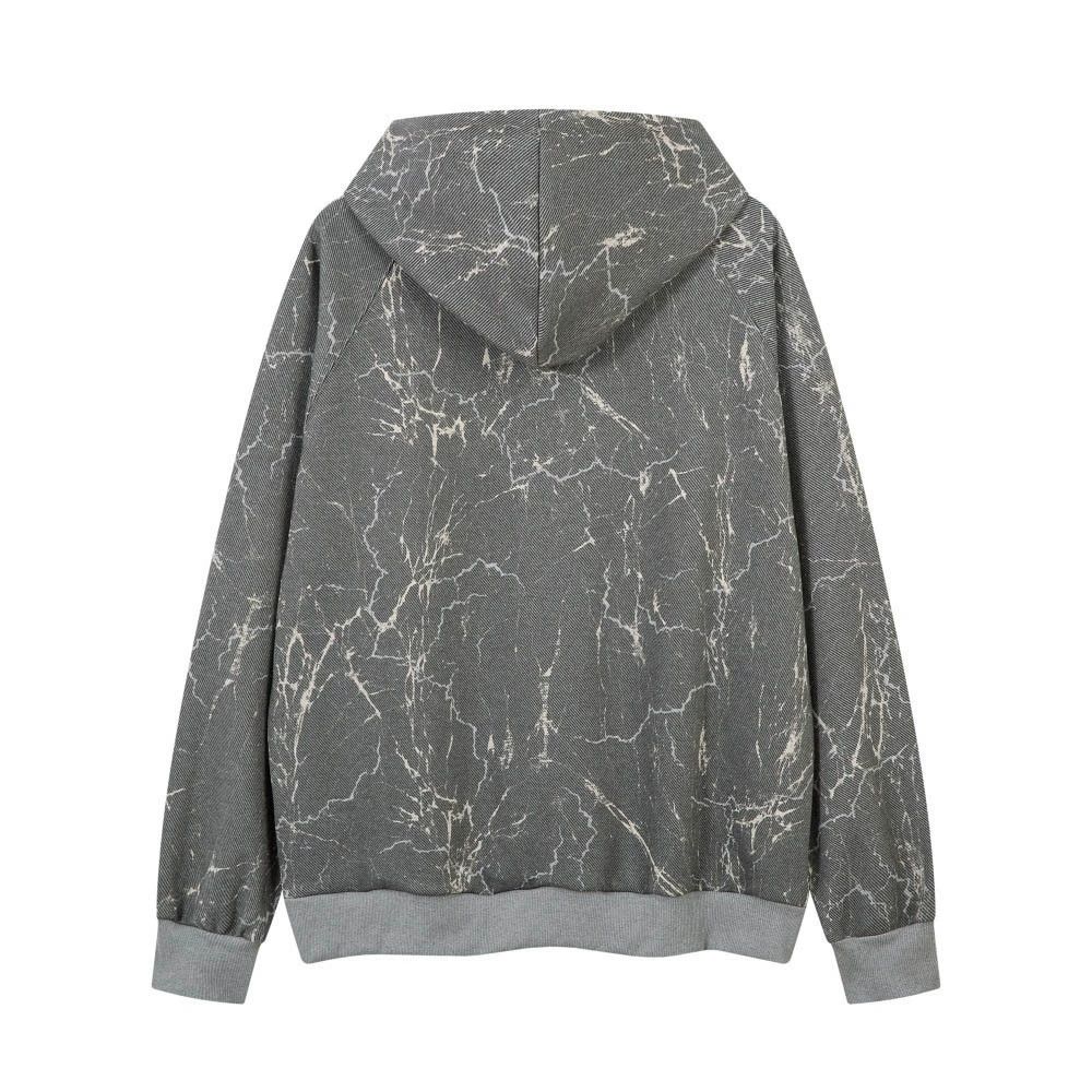 Vintage Men's punk washed distressed loose cracked hoodie Size US M / EU 48-50 / 2 - 2 Thumbnail