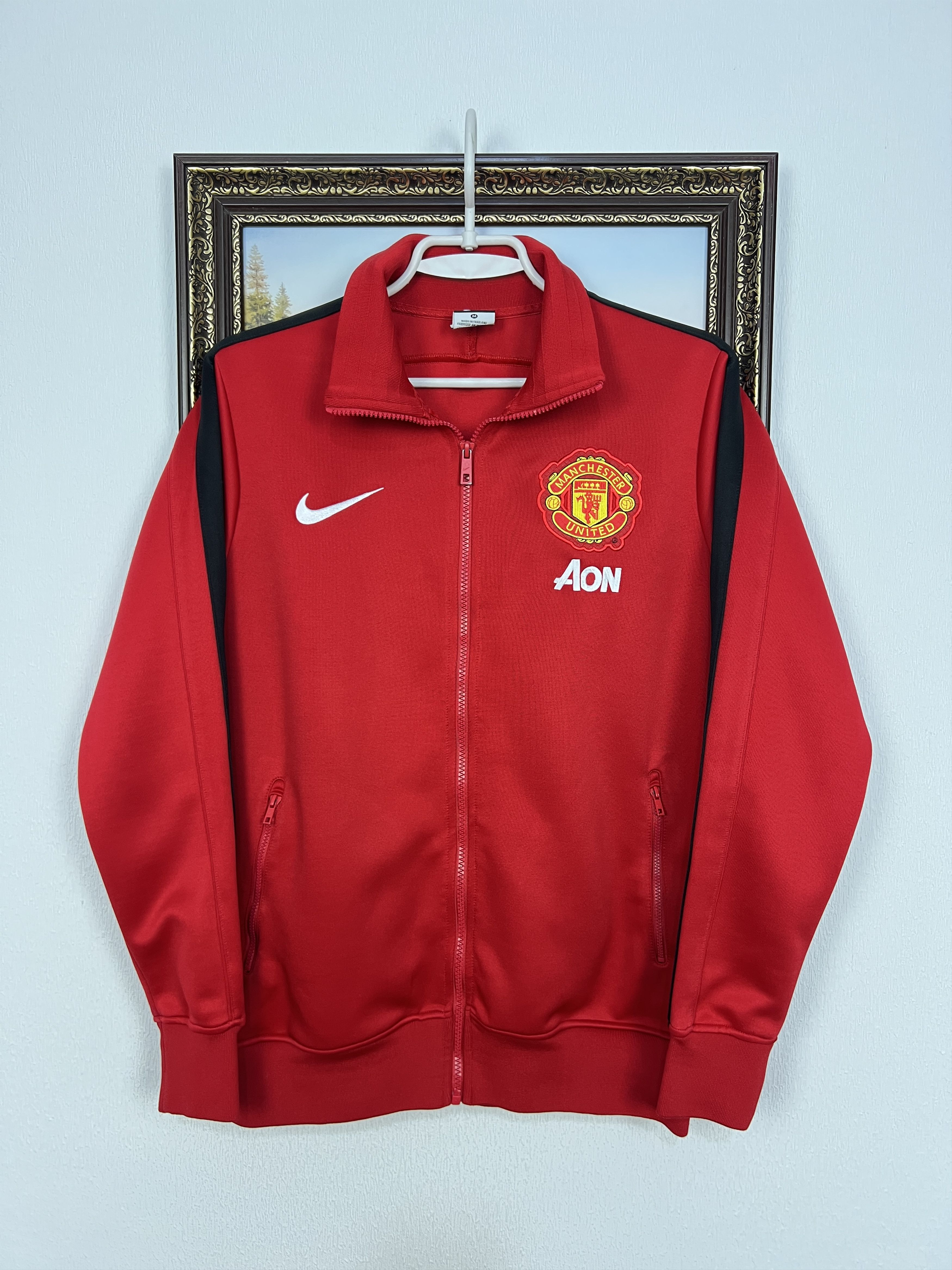 Nike Nike AON Manchester United Football Jacket Soccer Track Top Size US M / EU 48-50 / 2 - 1 Thumbnail