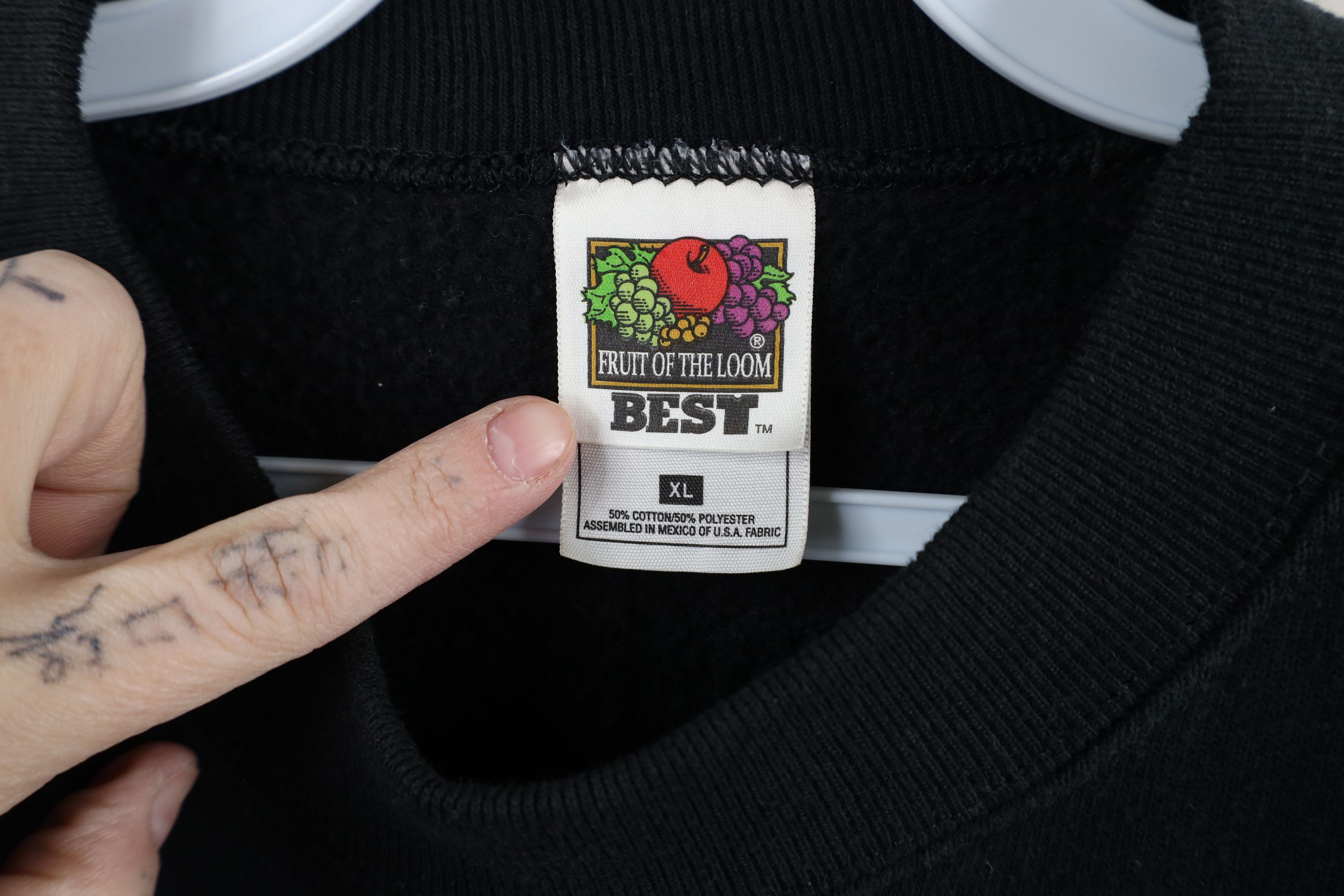 Vintage Vintage 90s Streetwear Joy To the World Christmas Sweatshirt Size XL / US 12-14 / IT 48-50 - 7 Thumbnail