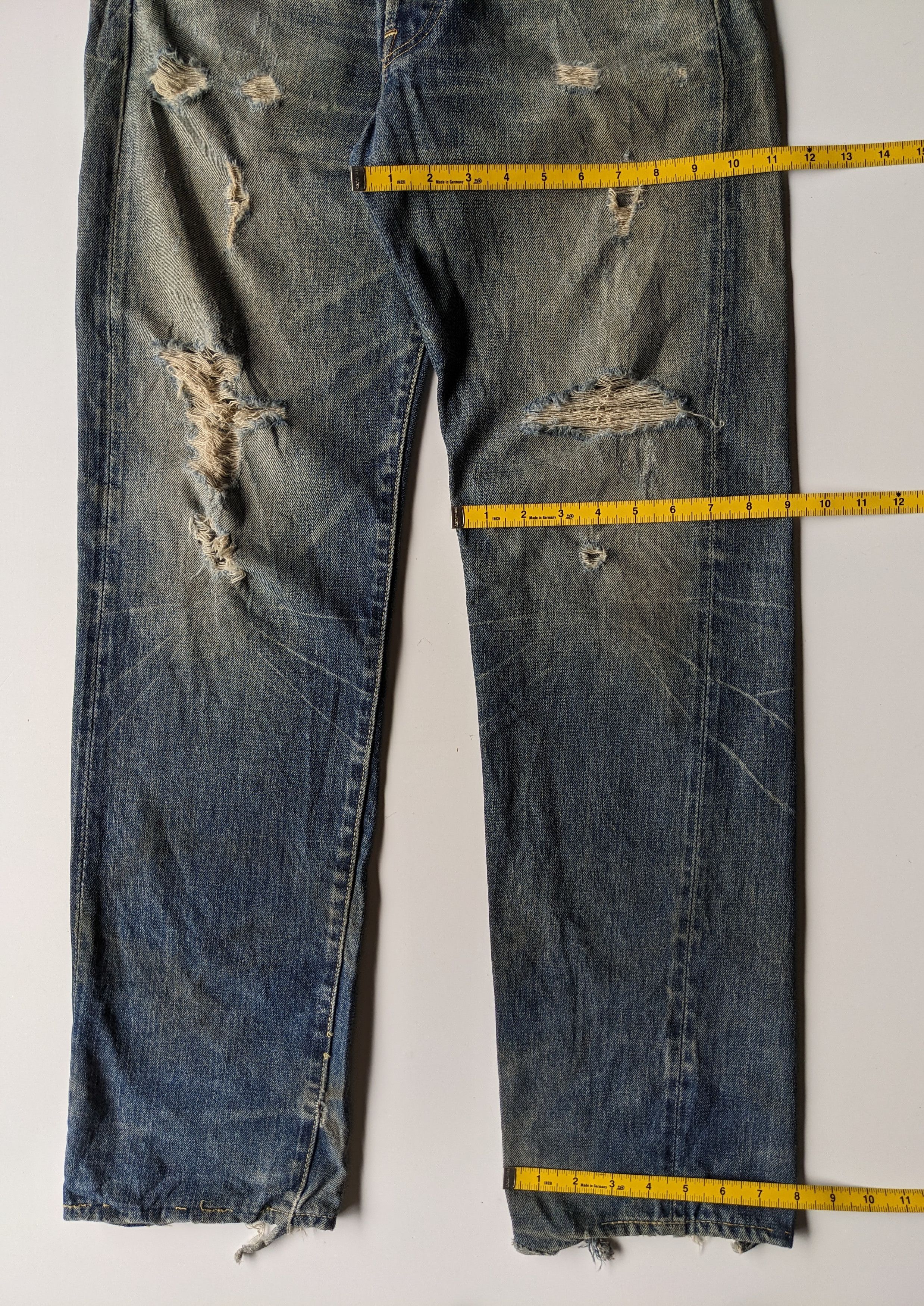 Levi's Vintage Levi's Big E redline selvedge distressed Size US 30 / EU 46 - 10 Thumbnail