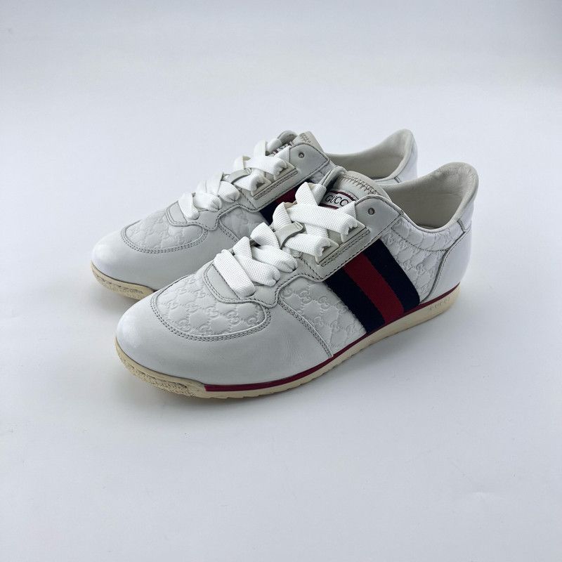 Gucci Gucci Screener Leather Casual Sneakers for Men 0079 Size US 5.5 / EU 38 - 1 Thumbnail
