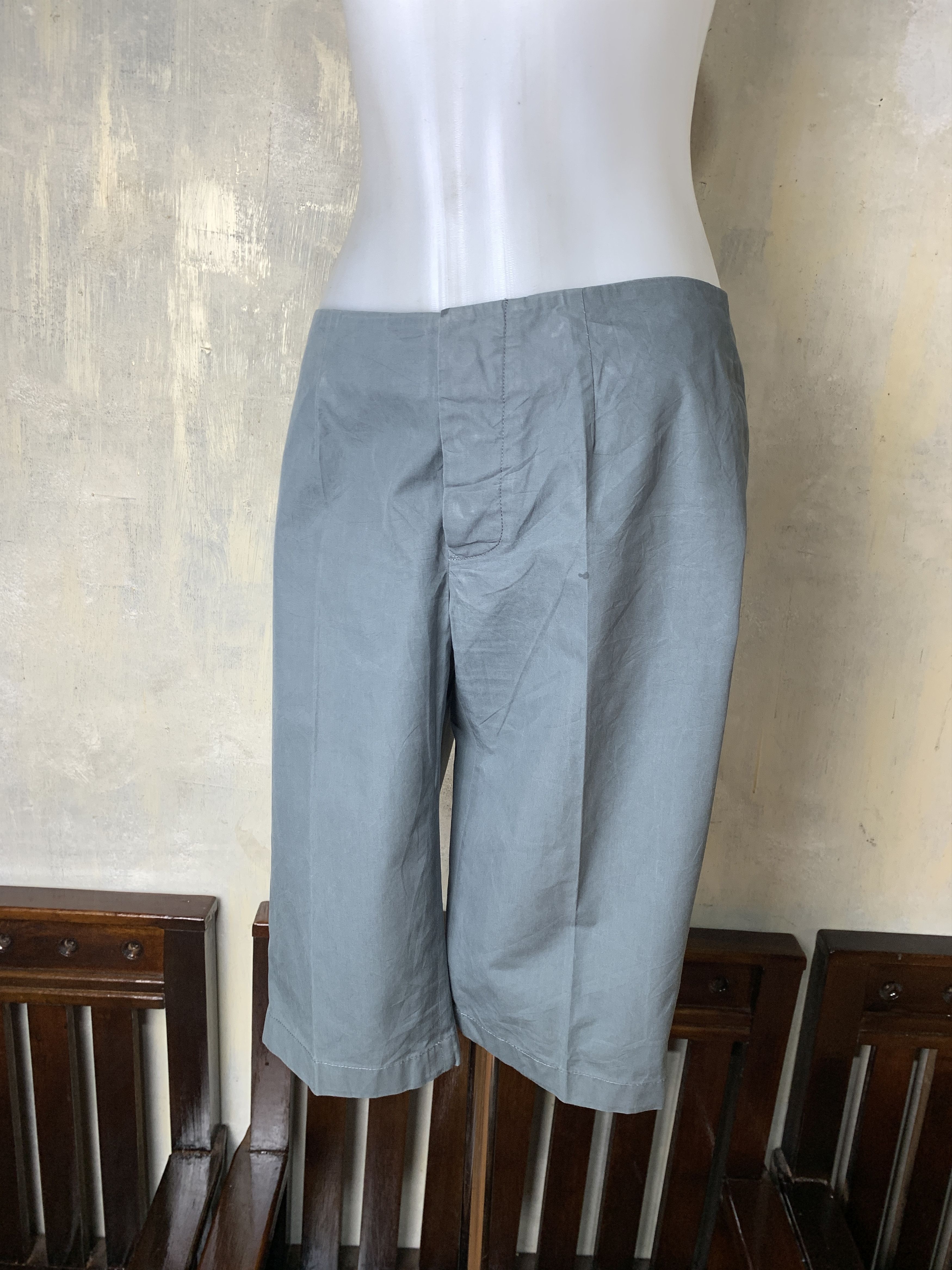 Marni MARNI Charcoal Lowrise Capri Shorts (29) Size 29" - 2 Thumbnail