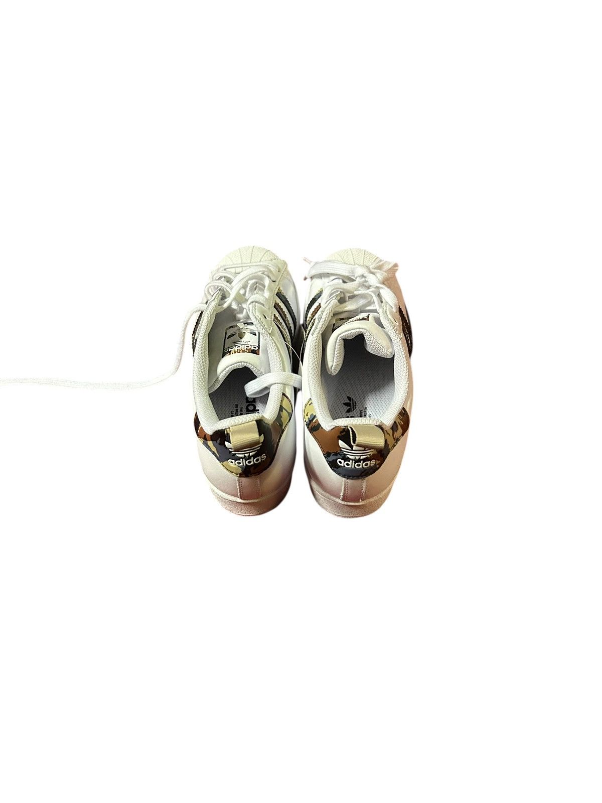 Adidas adidas Superstar "White Savanna Camo size 6.5 Size US 6.5 / EU 39-40 - 2 Thumbnail