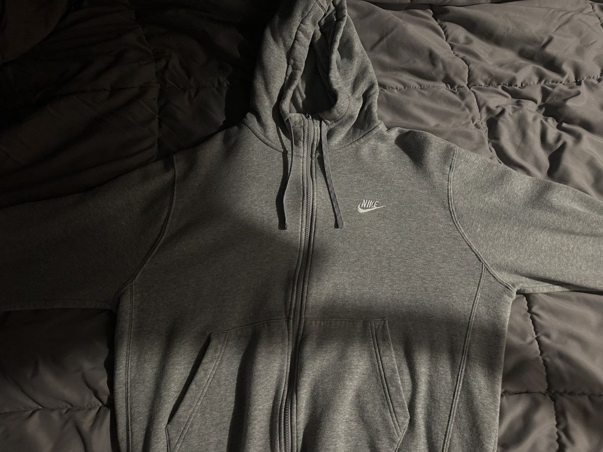 Nike Grey Nike Zip-Up Jacket Size US L / EU 52-54 / 3 - 1 Thumbnail
