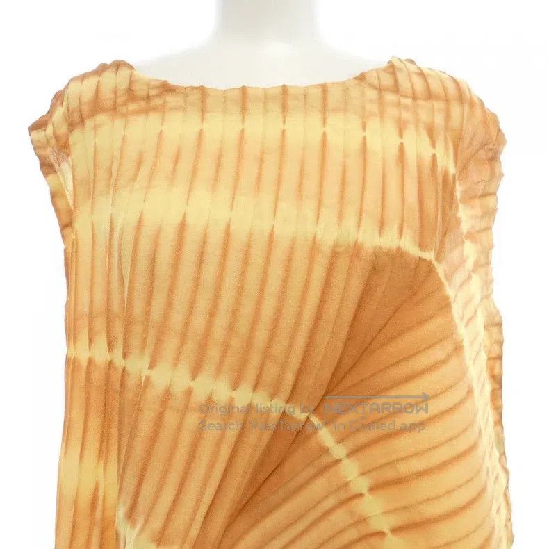 Issey Miyake Issey Miyake Tie Dye Circular Pleat Dress Size M / US 6-8 / IT 42-44 - 4 Thumbnail