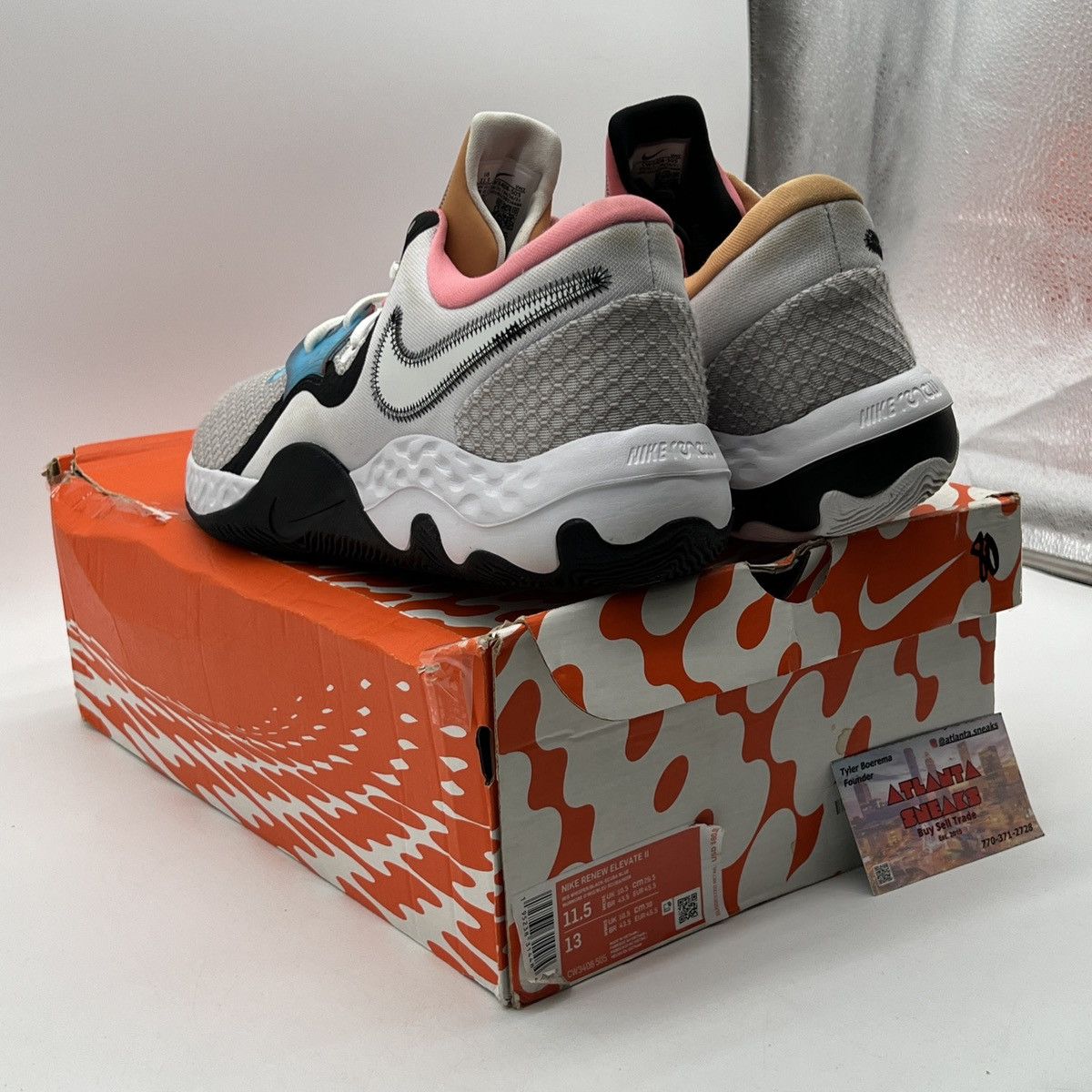 Nike Space jam x Renew elevate 2 hares Size US 11.5 / EU 44-45 - 4 Thumbnail