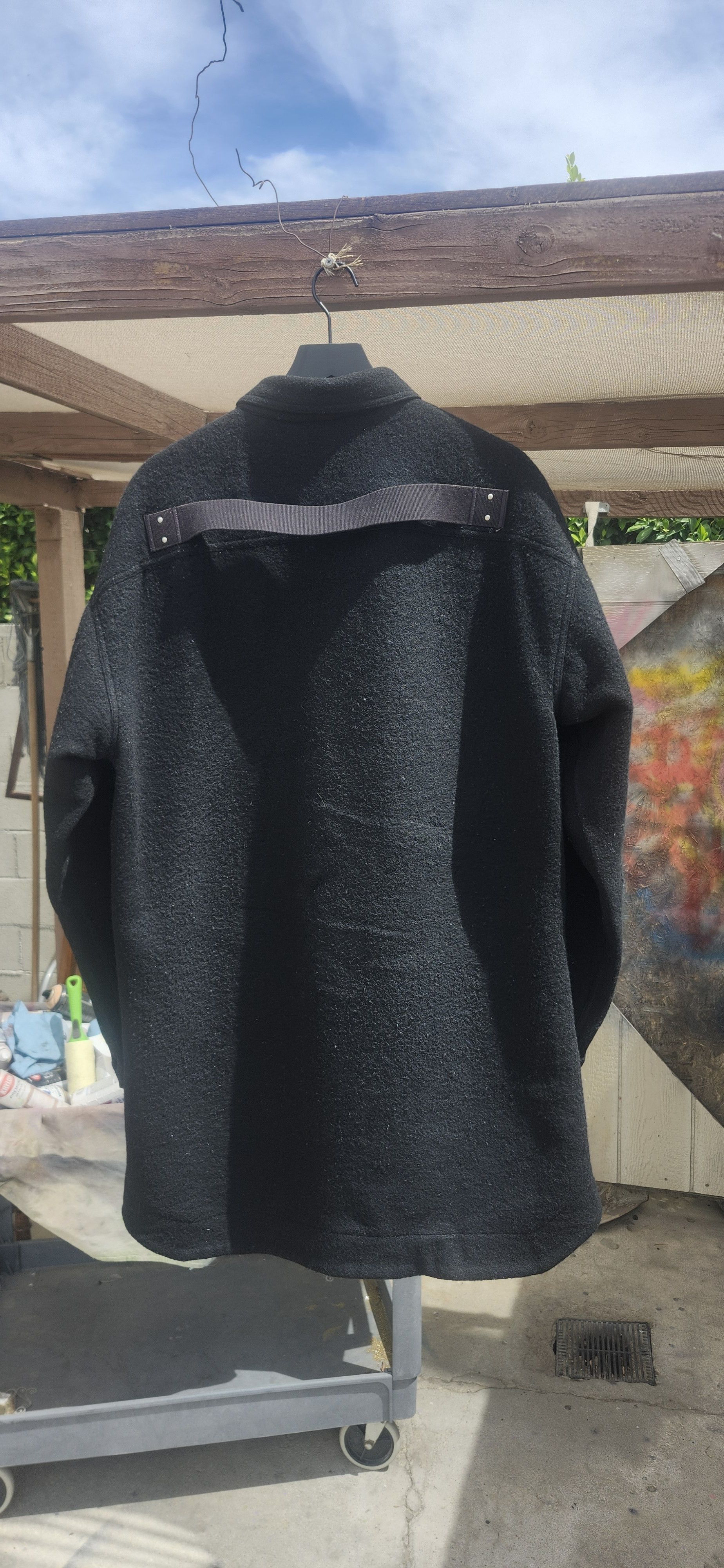 Rick Owens FW 23 LUXOR OVERSIZED WOOL COAT Size US L / EU 52-54 / 3 - 2 Thumbnail