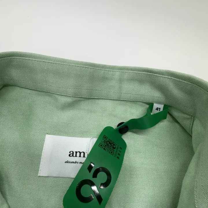 AMI AMIPARIS SS22 Love Heart Logo Long Sleeve Shirt -2507 Size US M / EU 48-50 / 2 - 3 Thumbnail