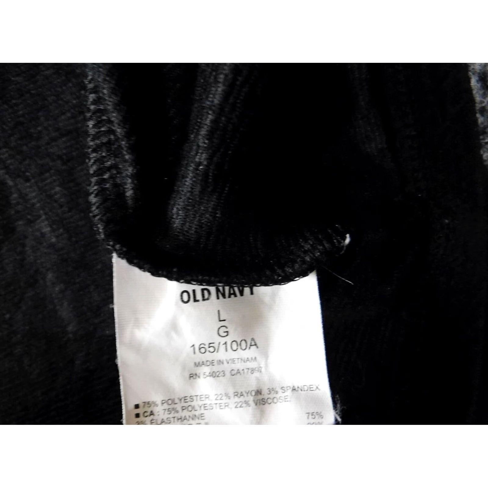 Old Navy Old Navy Blouse Womens L Black Floral Sleeveless V-Neck Pullover Stretch Casual Regular Fit Size L / US 10 / IT 46 - 6 Thumbnail