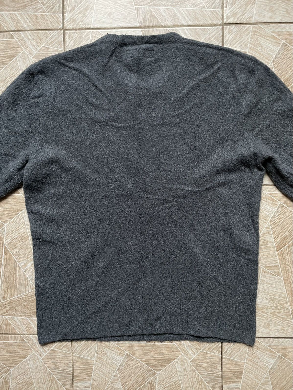 Allsaints All Saints Lobke Wool Knitted Sweater Ramskull Logo M Gray Size US M / EU 48-50 / 2 - 6 Thumbnail