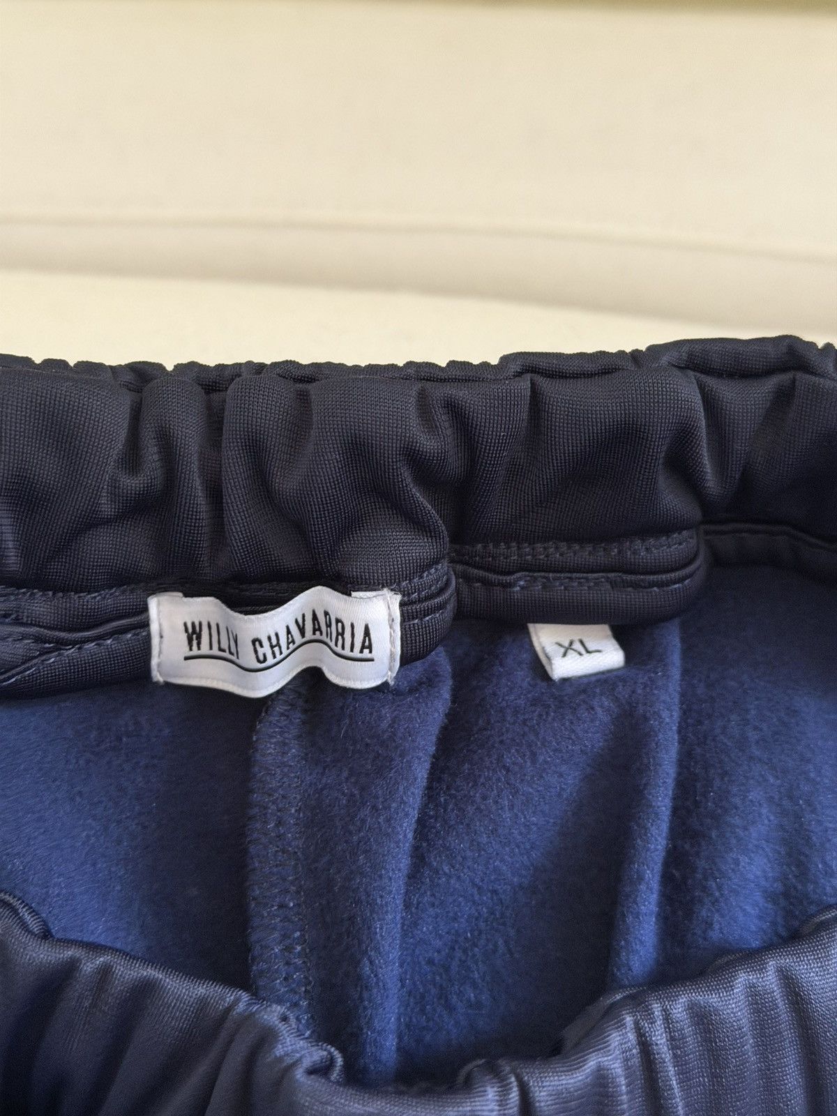 Willy Chavarria Willy Chavarria Sweatpants Navy Blue Size US 33 - 2 Thumbnail