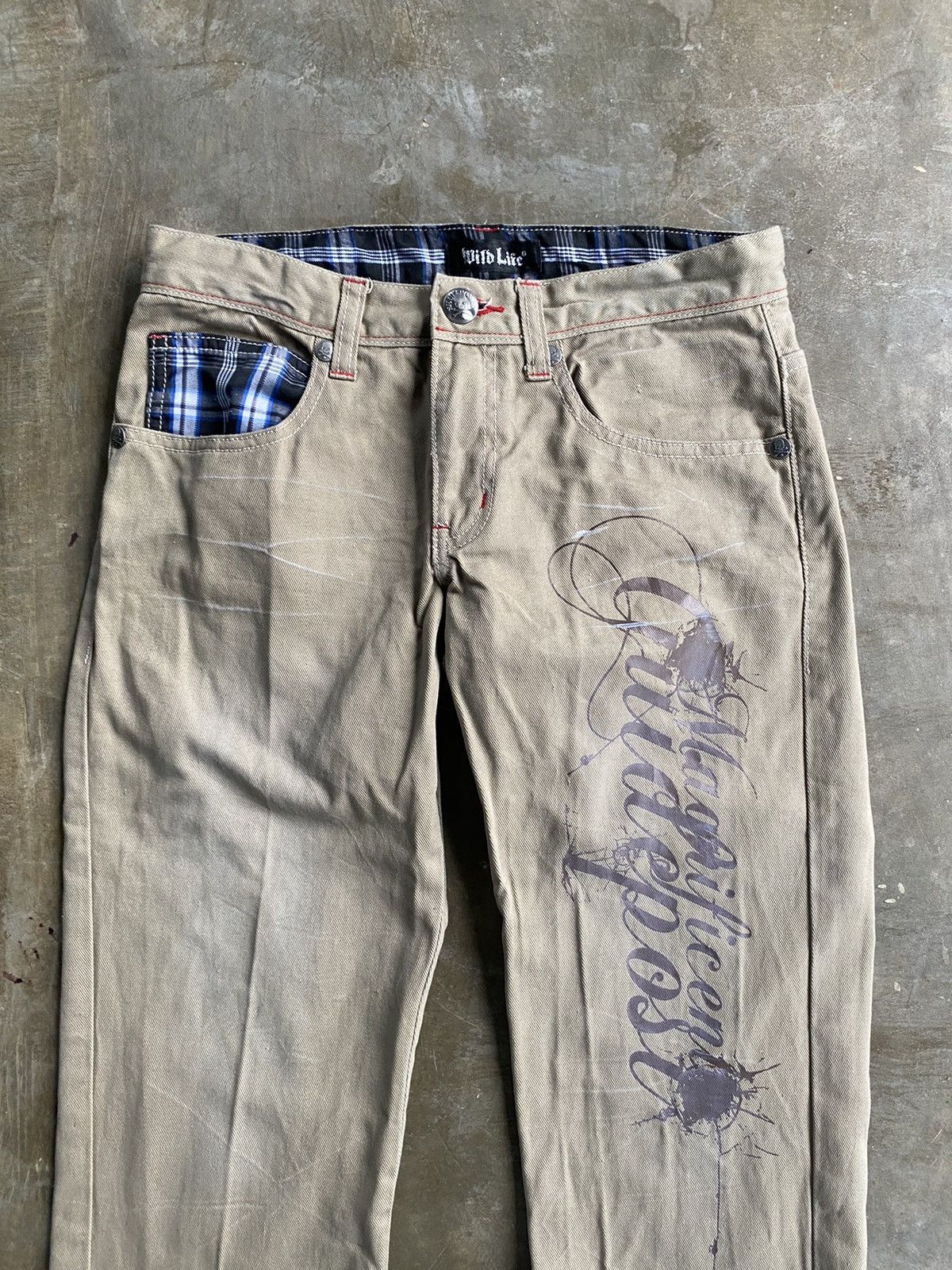 Japanese Brand × KMRii × Tornado Mart japanese wildlife pants y2k syle unisex Size 28" / US 6 / IT 42 - 3 Thumbnail