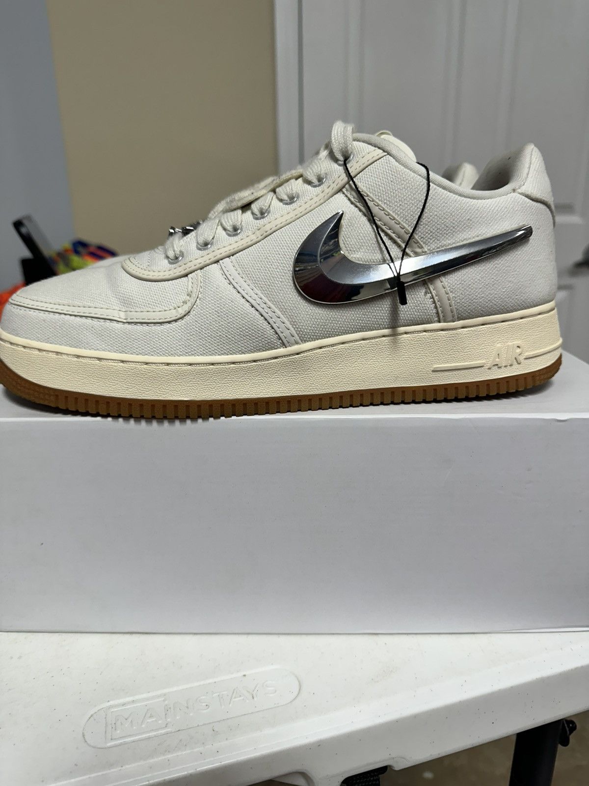 Nike × Travis Scott Travis scott air force ones Size US 10.5 / EU 43-44 - 1 Thumbnail