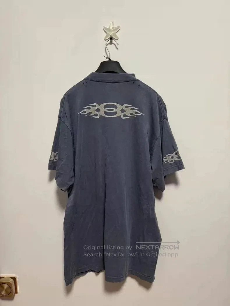 Balenciaga Balenciaga Blue Flame Short Sleeve Tee. Size US S / EU 44-46 / 1 - 2 Thumbnail