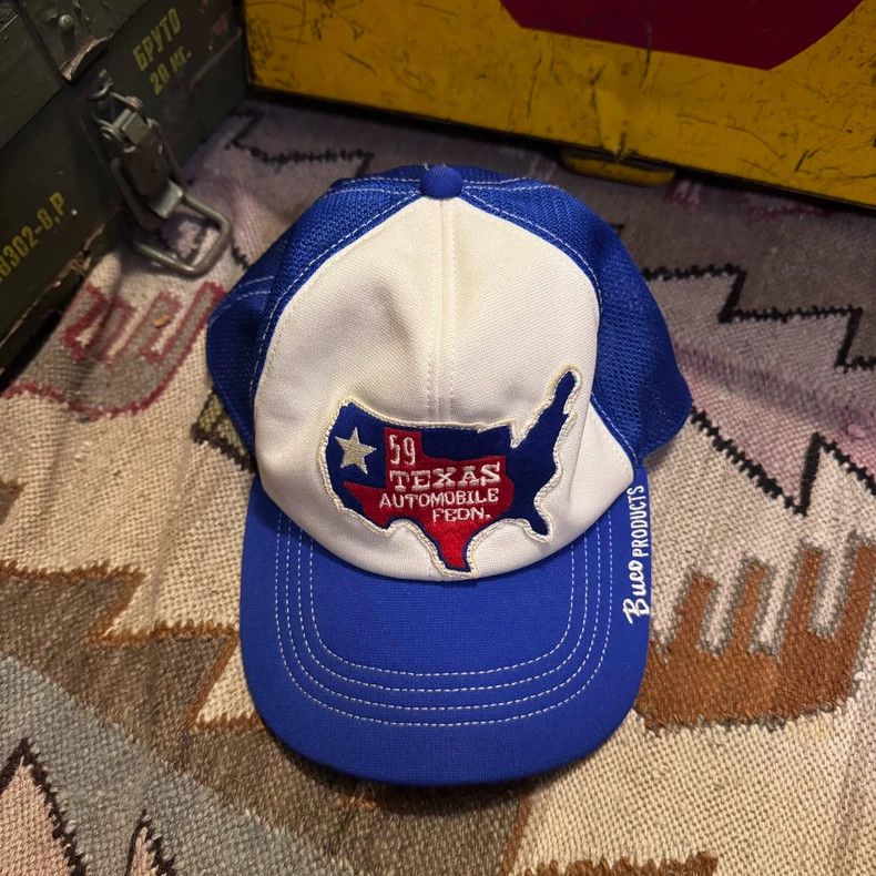 The Real McCoy's Texas Automobile Cap with Blue Mesh Back-dmc Size ONE SIZE - 1 Thumbnail