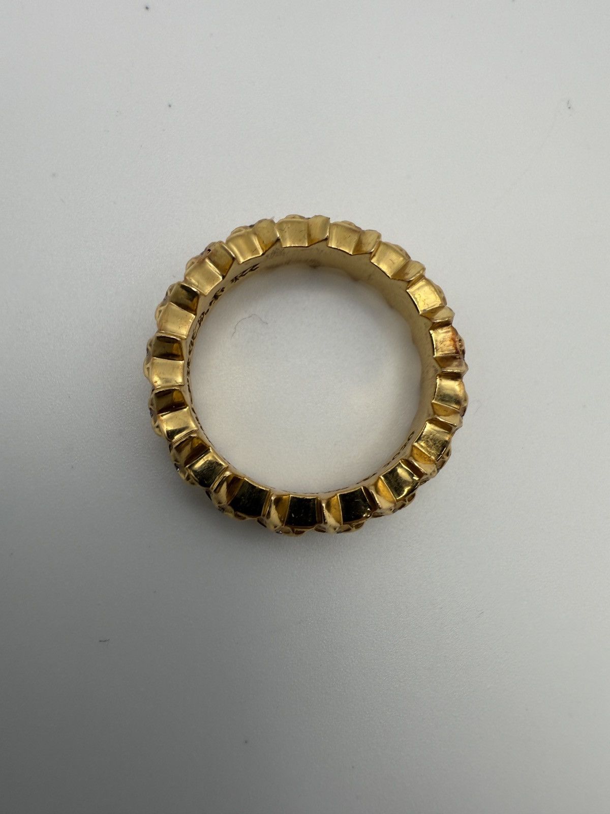 Chrome Hearts Chrome Hearts 22k Gold Star and Diamond Ring Sz.8 Size ONE SIZE - 2 Thumbnail