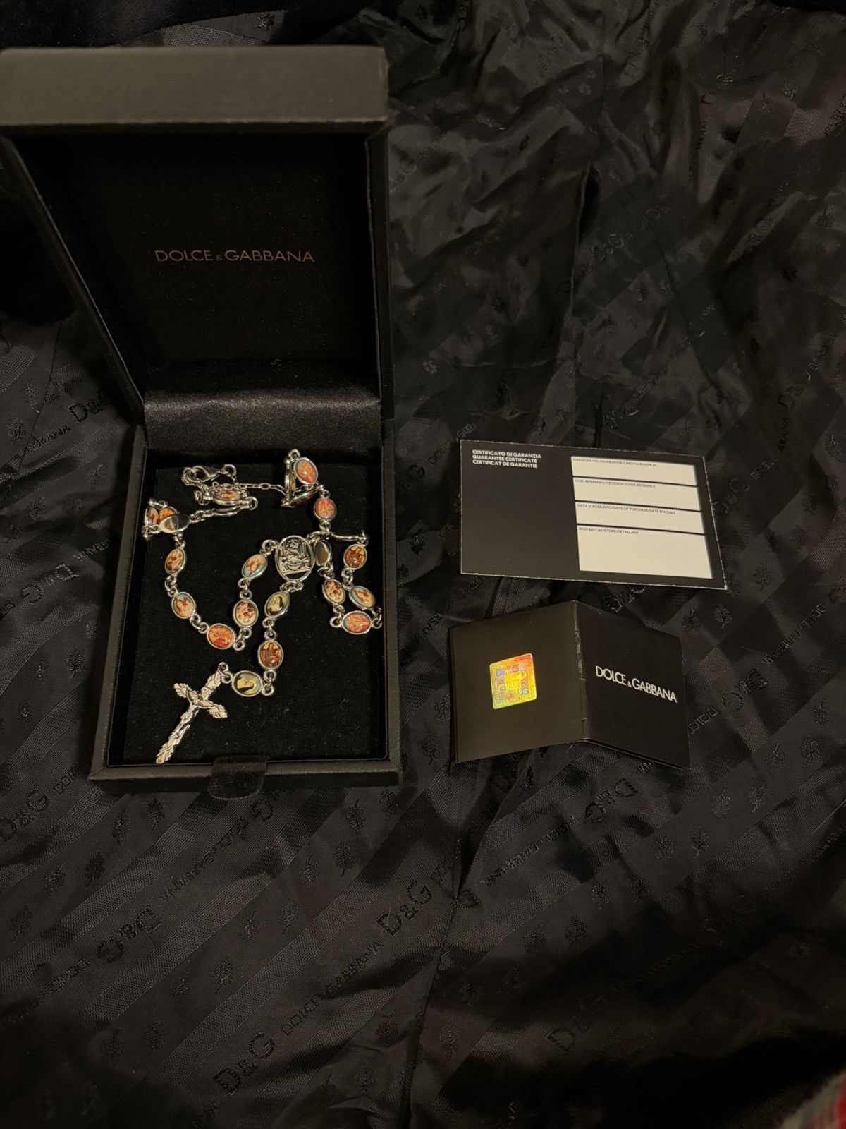 Dolce & Gabbana Sterling Silver Dolce & Gabbana rosary Size ONE SIZE - 8 Thumbnail