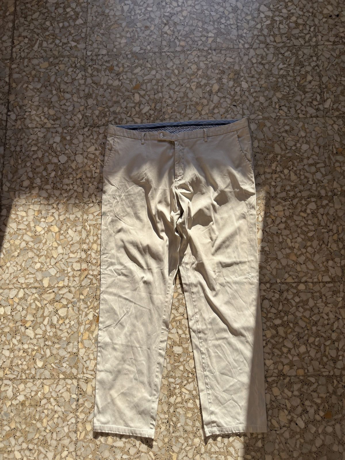 Boggi Boggi Milano Mens Pants Reg White Size 60 Size US 34 / EU 50 - 2 Thumbnail